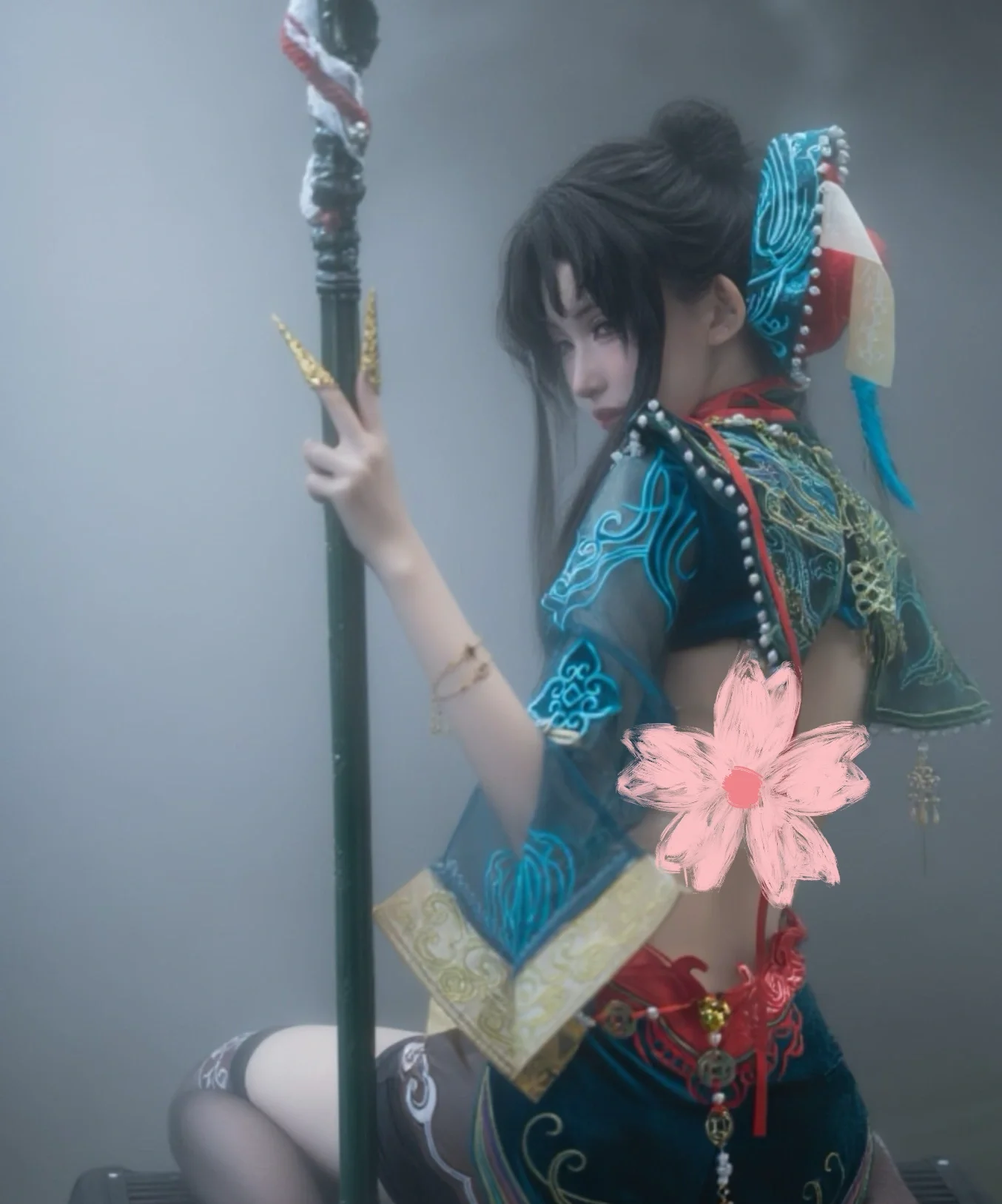 【玉玲珑cos】永劫无间里的那抹清冷与飒爽 - 第 2 张