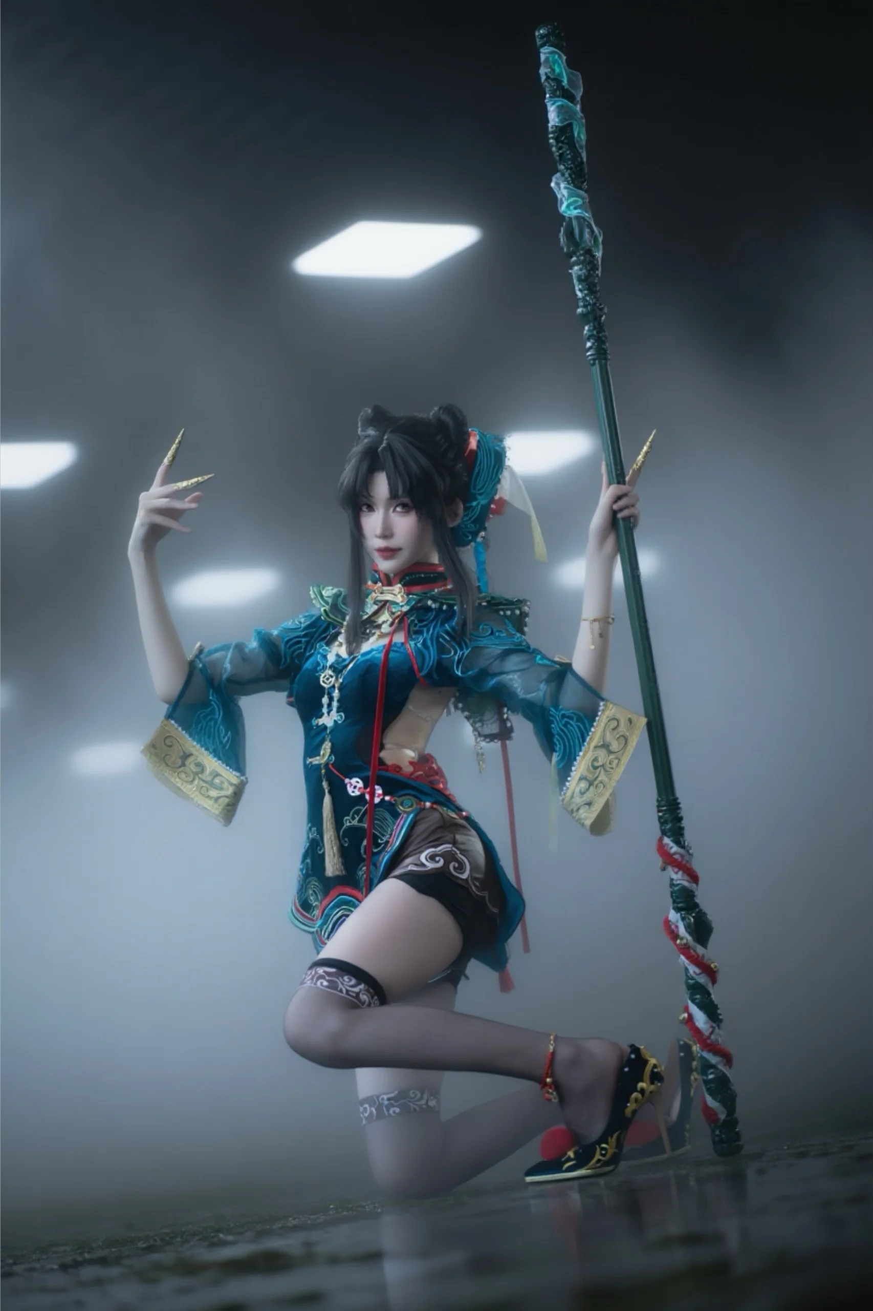 【玉玲珑cos】永劫无间里的那抹清冷与飒爽 - 第 3 张