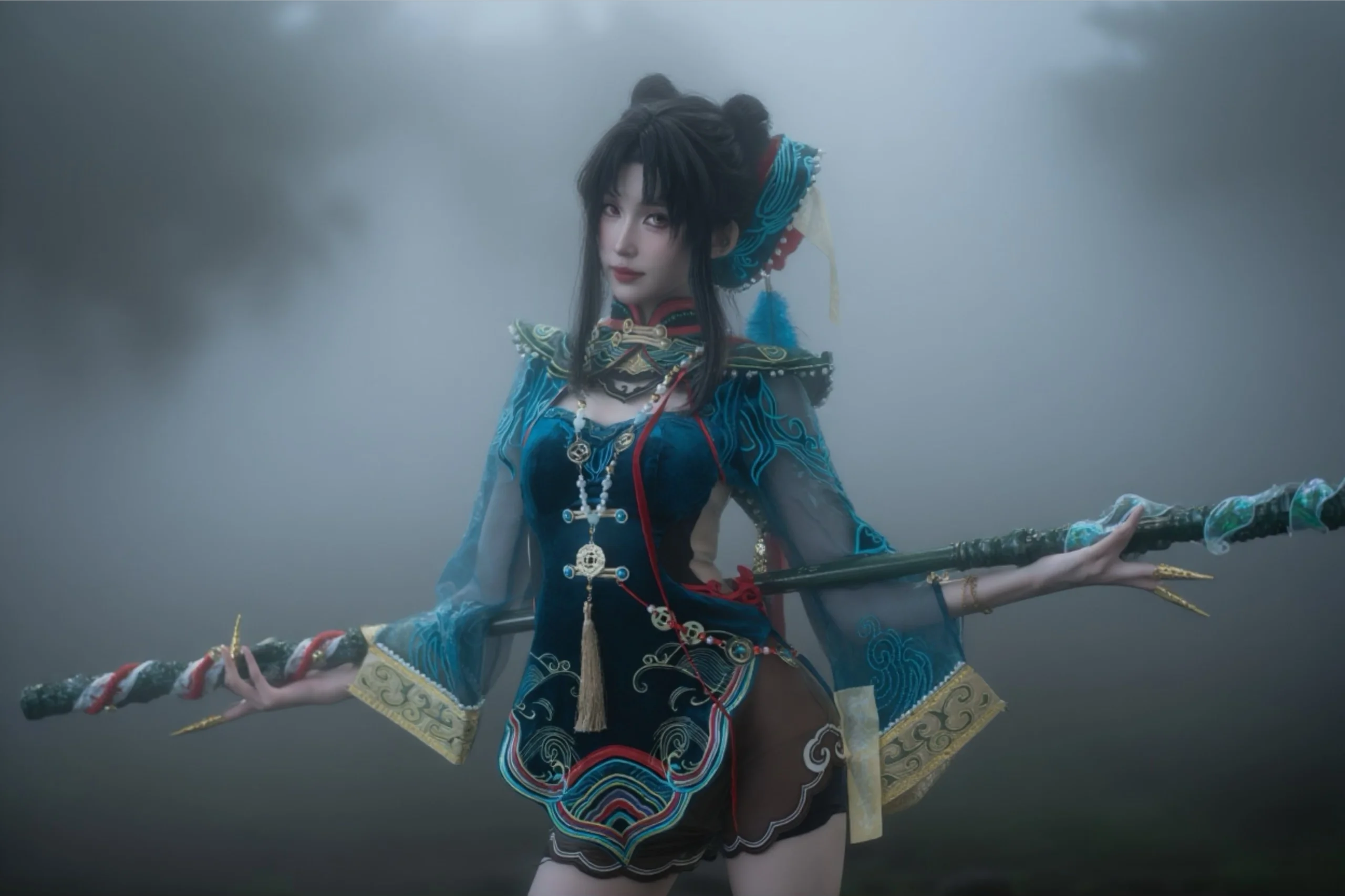 【玉玲珑cos】永劫无间里的那抹清冷与飒爽 - 第 4 张