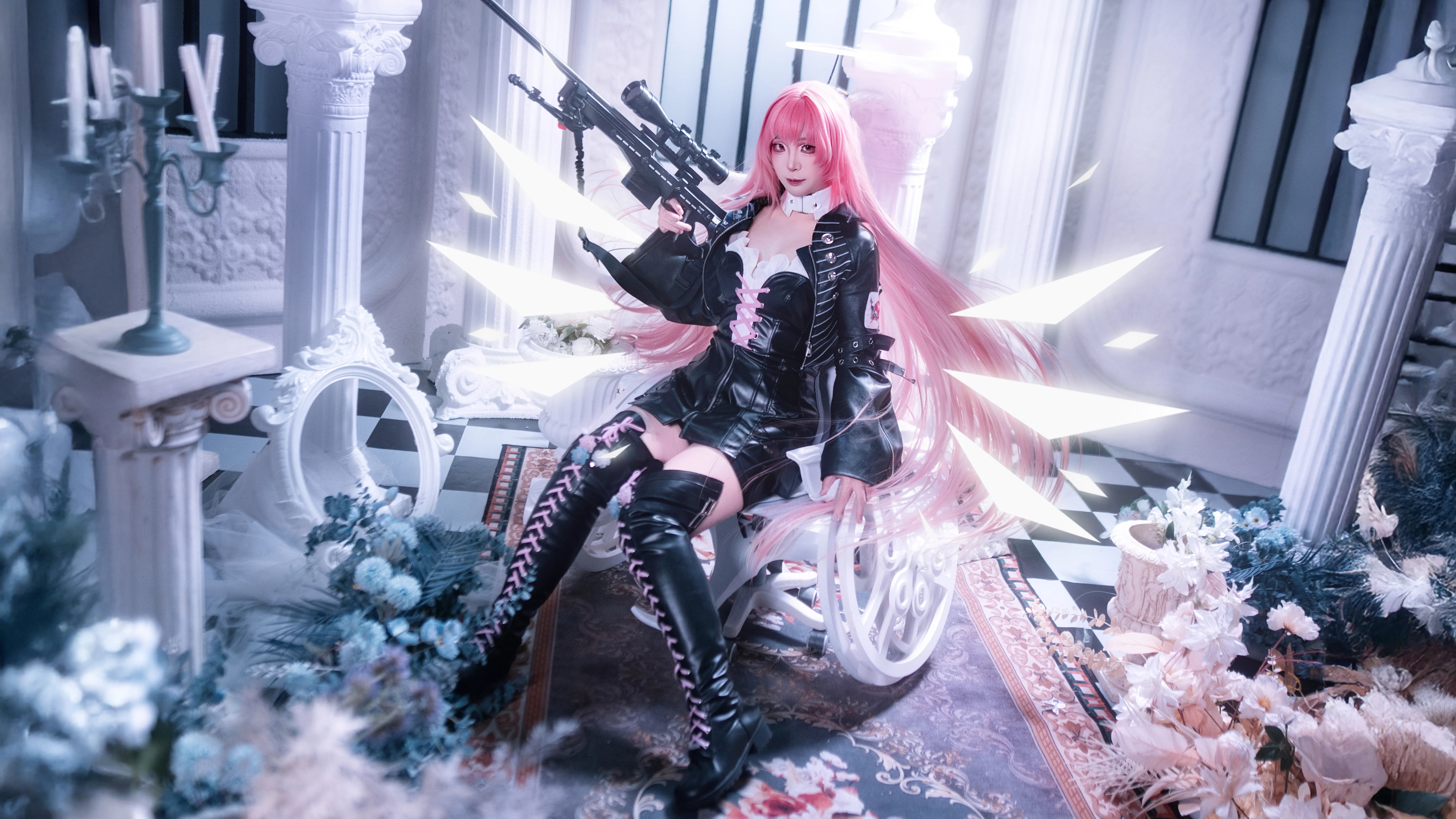 [Arknights Cosplay] 2025 Shooting Fragments: Intertwining Wasteland and Fresh Flowers - Image 10
