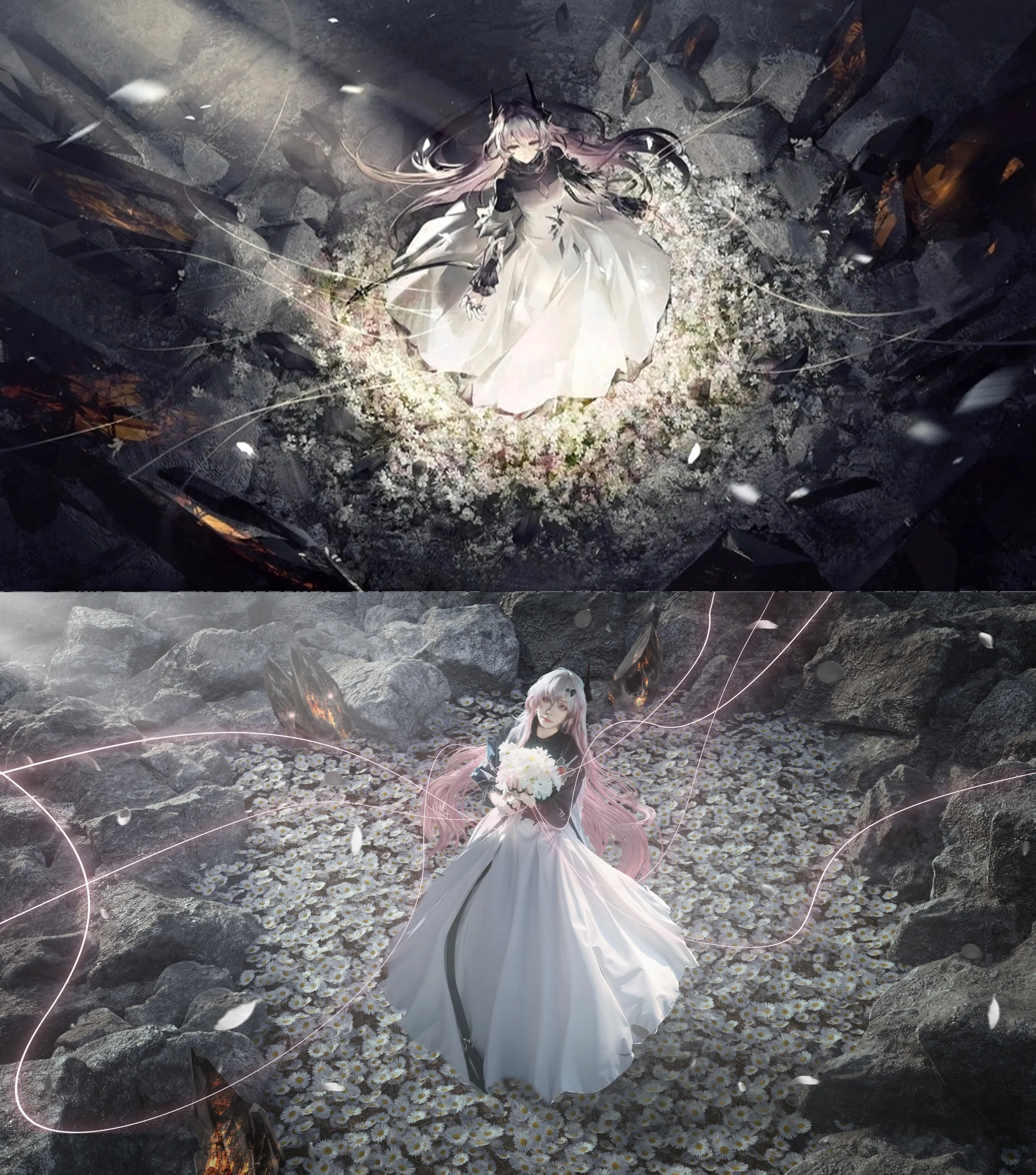 [Arknights Cosplay] 2025 Shooting Fragments: Intertwining Wasteland and Fresh Flowers - Image 4