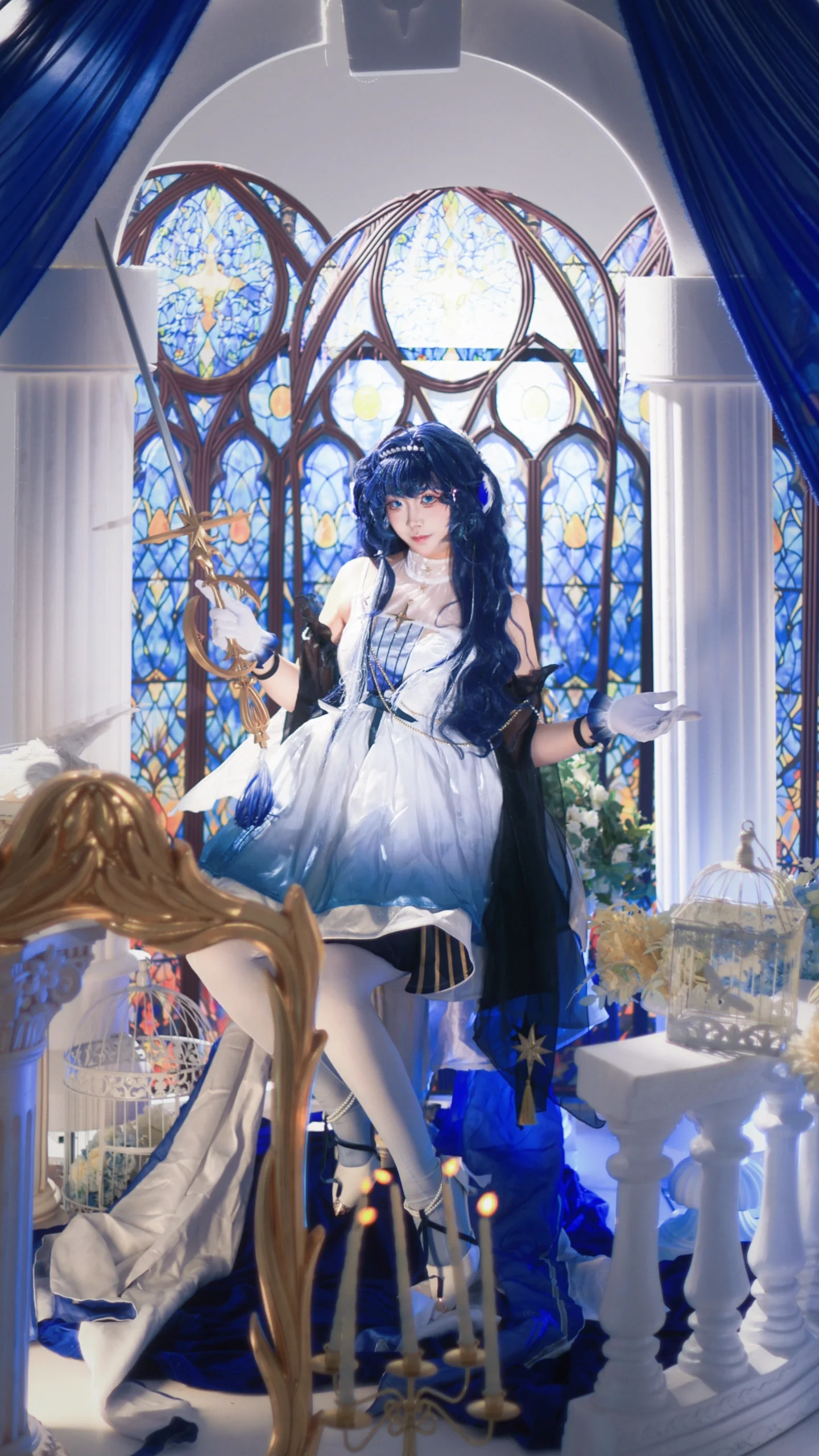 【星极cos】明日方舟殿堂游禽，星海苍穹下的星源搭档