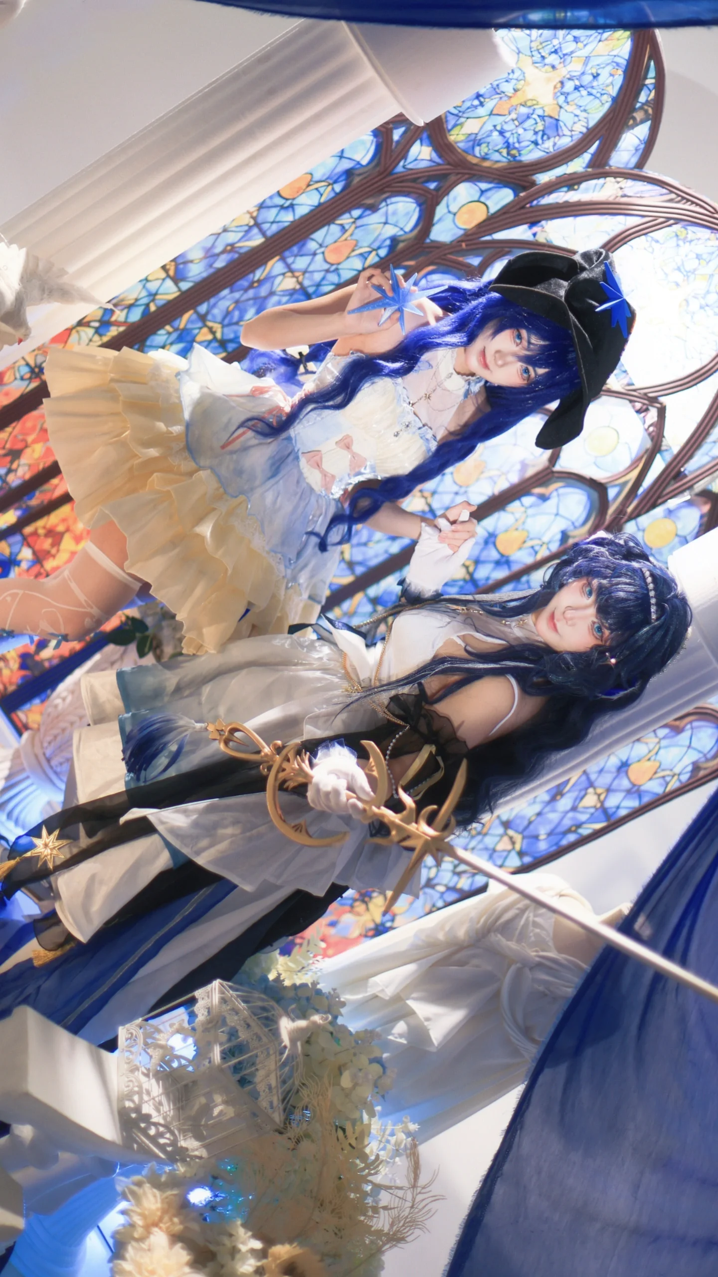 【星极cos】明日方舟殿堂游禽，星海苍穹下的星源搭档 - 第 4 张