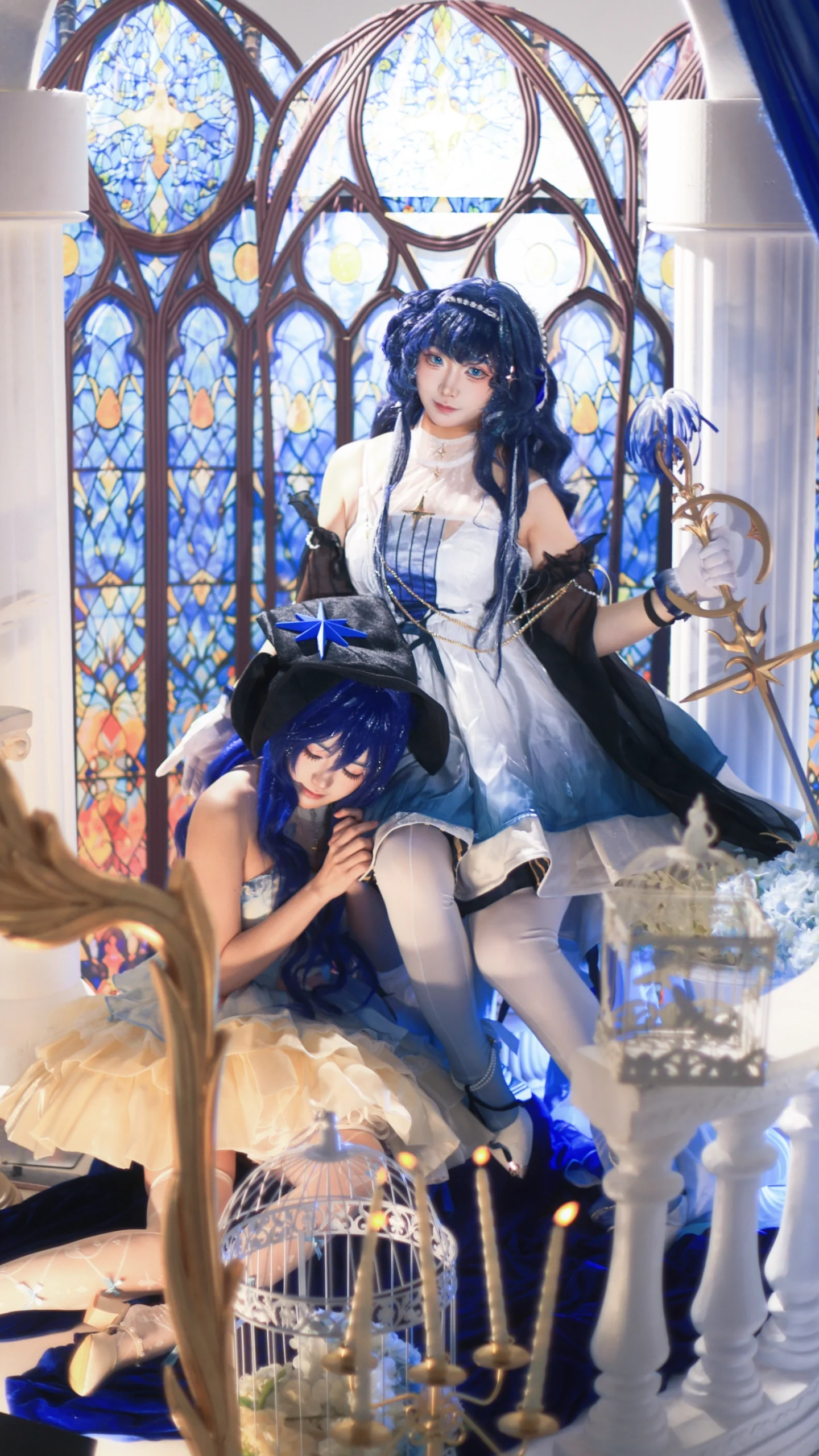 【星极cos】明日方舟殿堂游禽，星海苍穹下的星源搭档 - 第 5 张