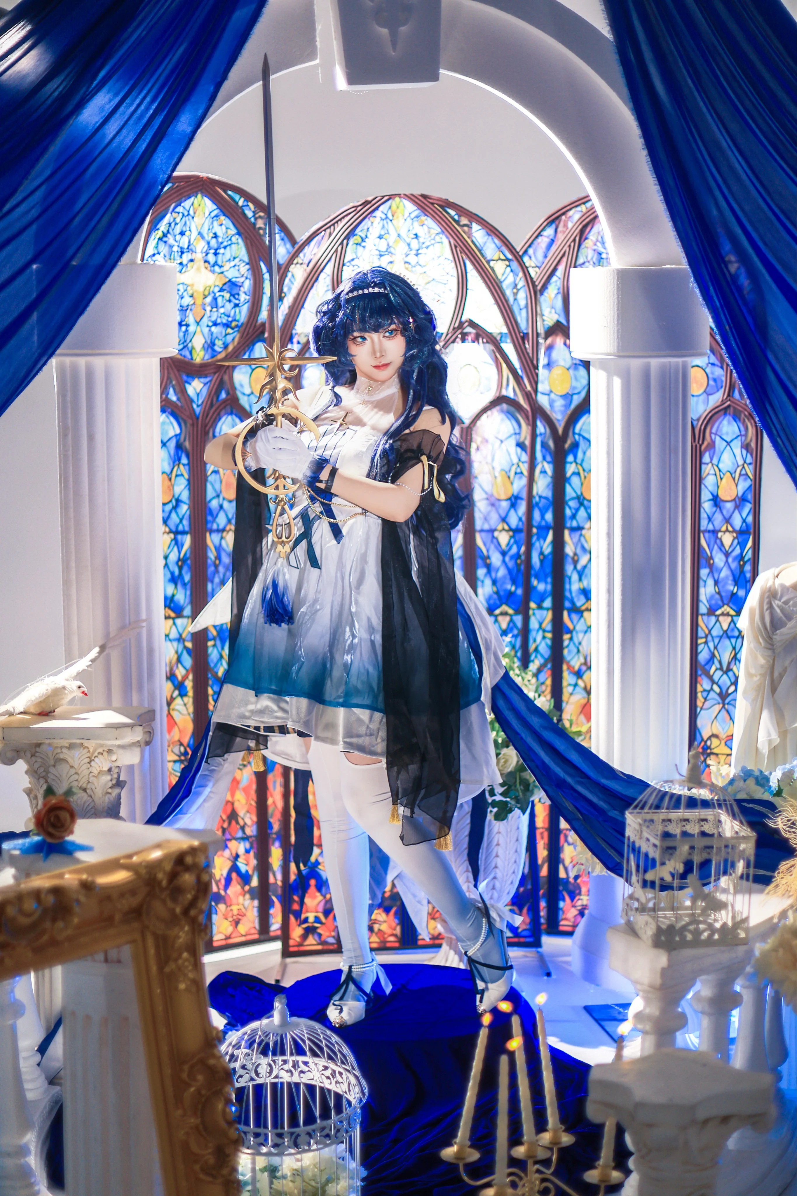 【星极cos】明日方舟里的星极，殿堂上的游禽生日快乐 - 第 2 张