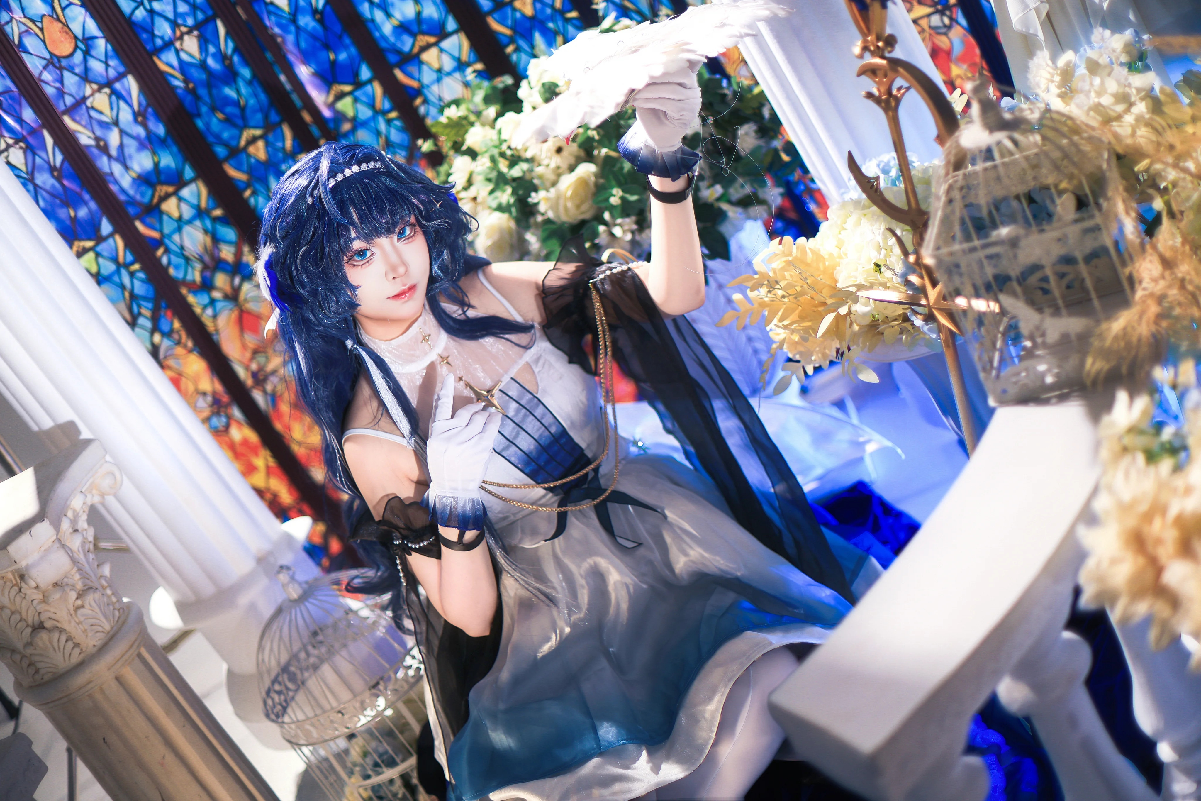 【星极cos】明日方舟里的星极，殿堂上的游禽生日快乐 - 第 3 张