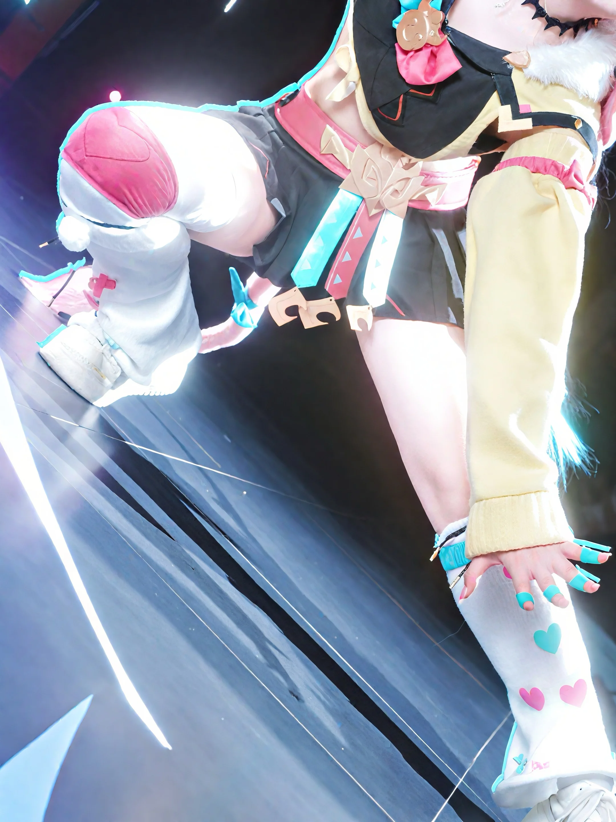 【瓦雷莎cos】原神旅行者，实战姿势已就位 - 第 3 张