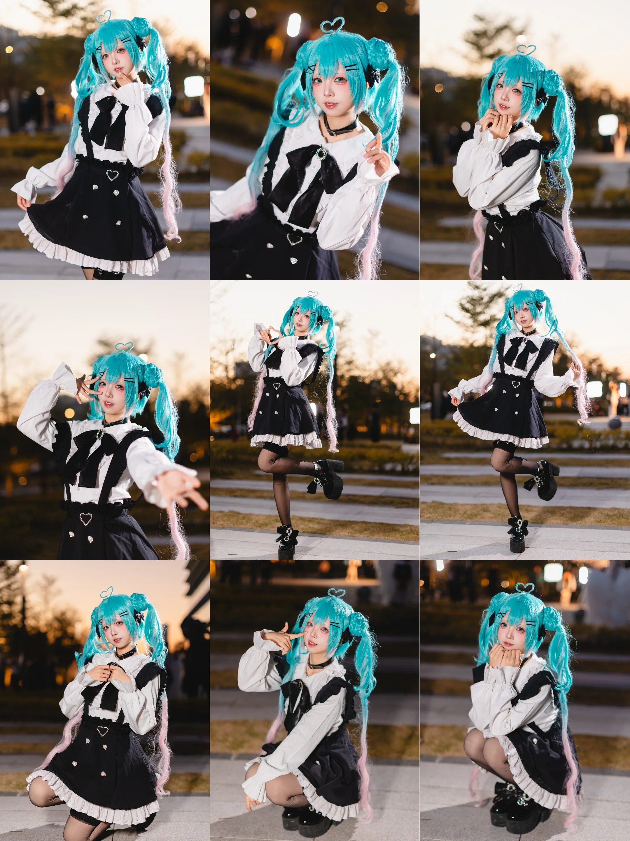 【初音未来cos】地雷系Vocaloid初音，萤火虫漫展D3场照 - 第 1 张