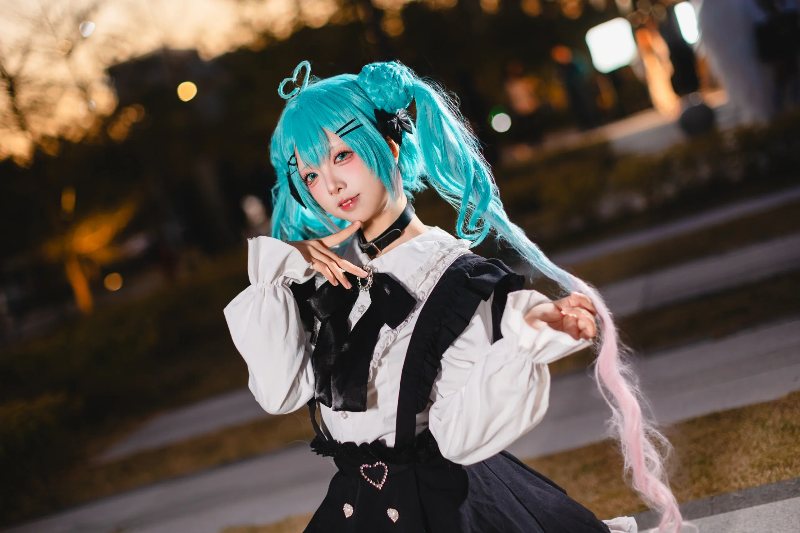 【初音未来cos】地雷系Vocaloid初音，萤火虫漫展D3场照 - 第 11 张