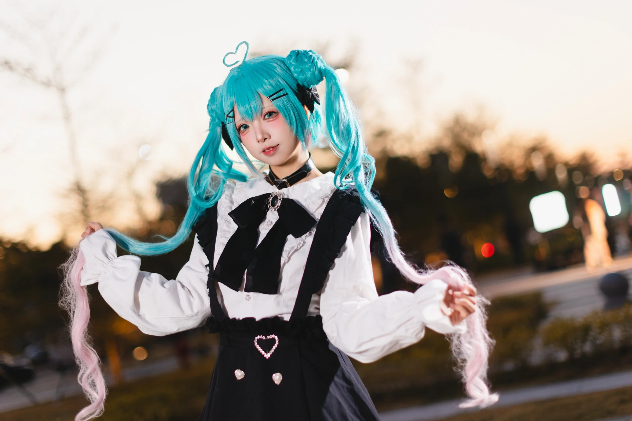 【初音未来cos】地雷系Vocaloid初音，萤火虫漫展D3场照 - 第 12 张