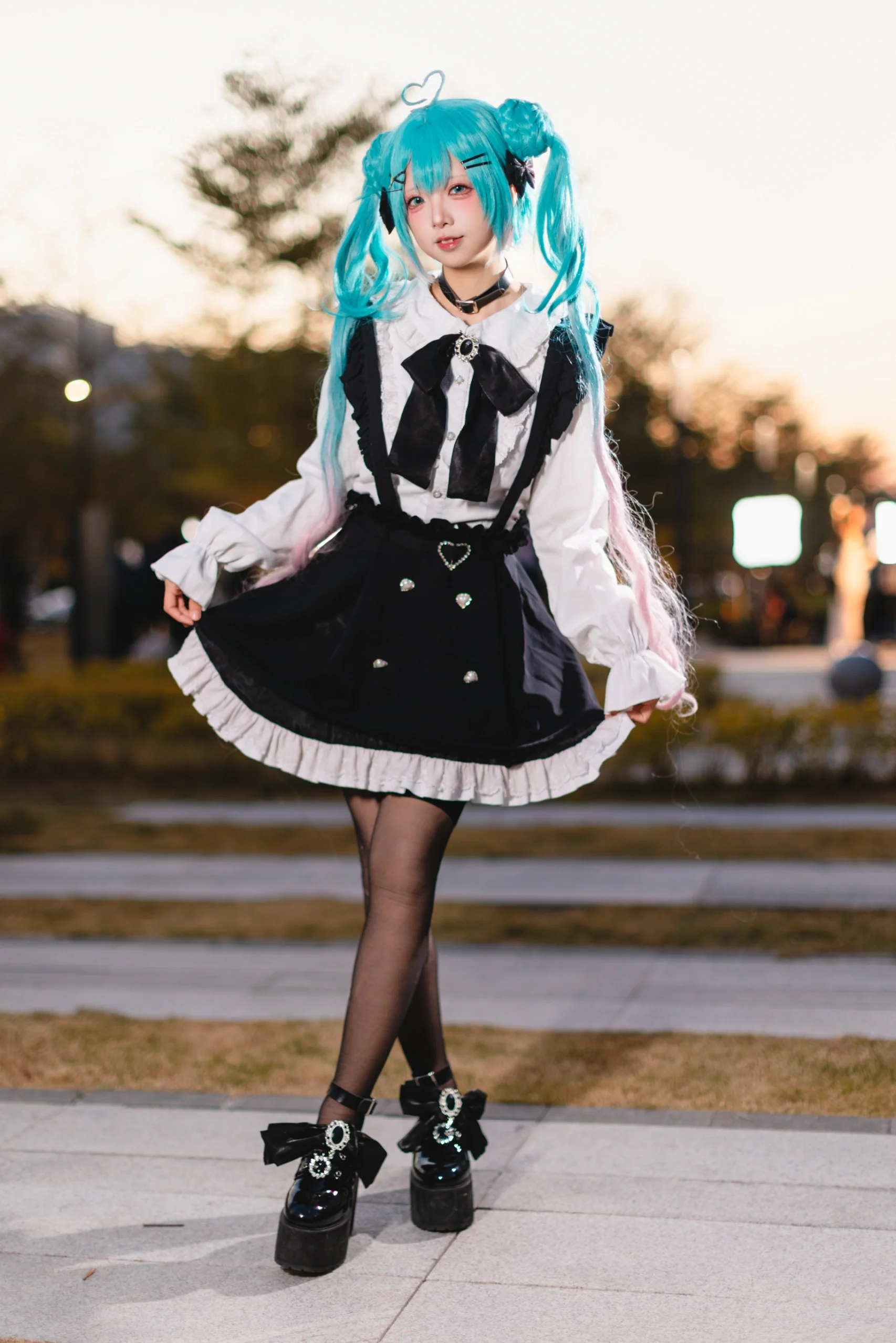 【初音未来cos】地雷系Vocaloid初音，萤火虫漫展D3场照 - 第 13 张