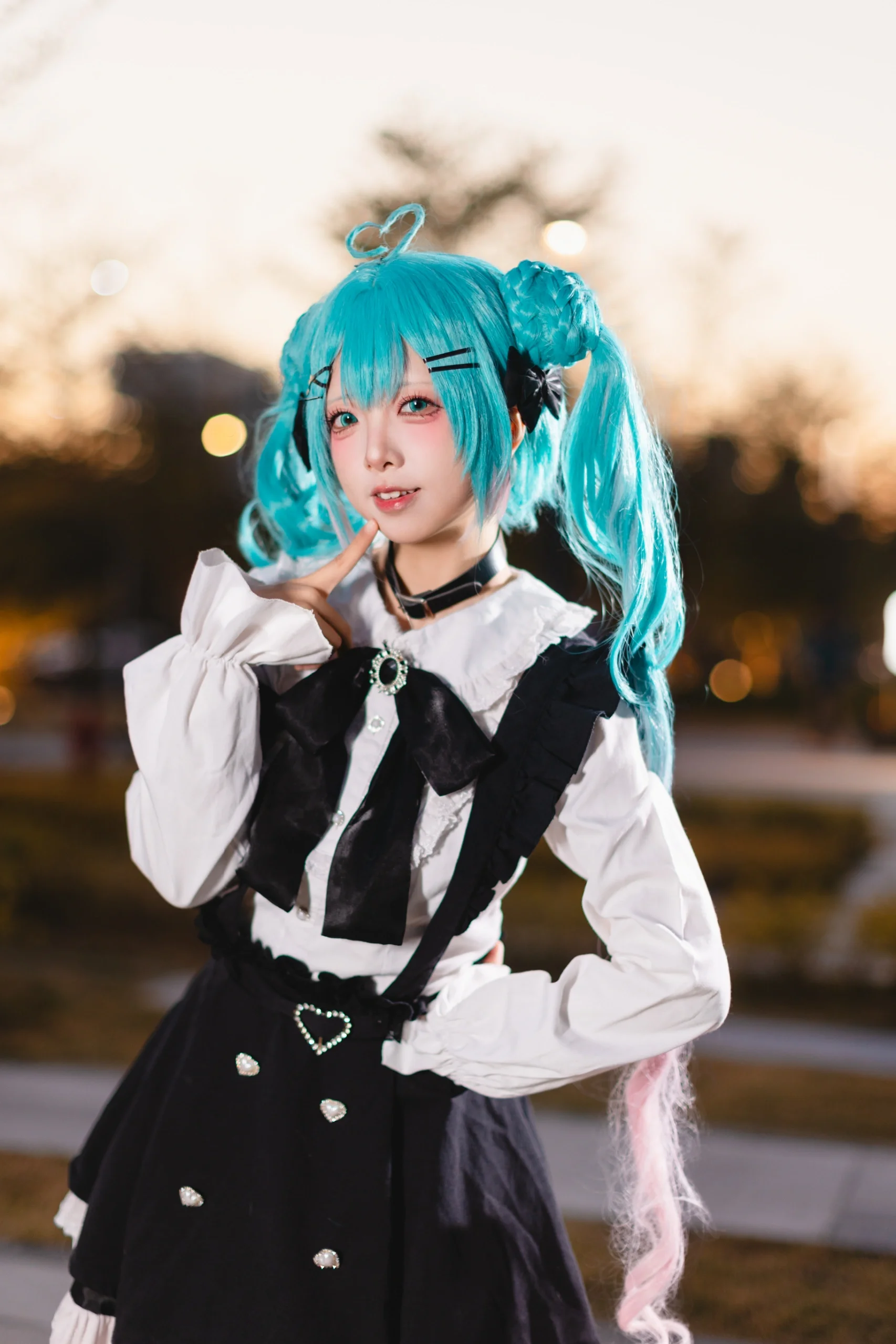 【初音未来cos】地雷系Vocaloid初音，萤火虫漫展D3场照 - 第 9 张