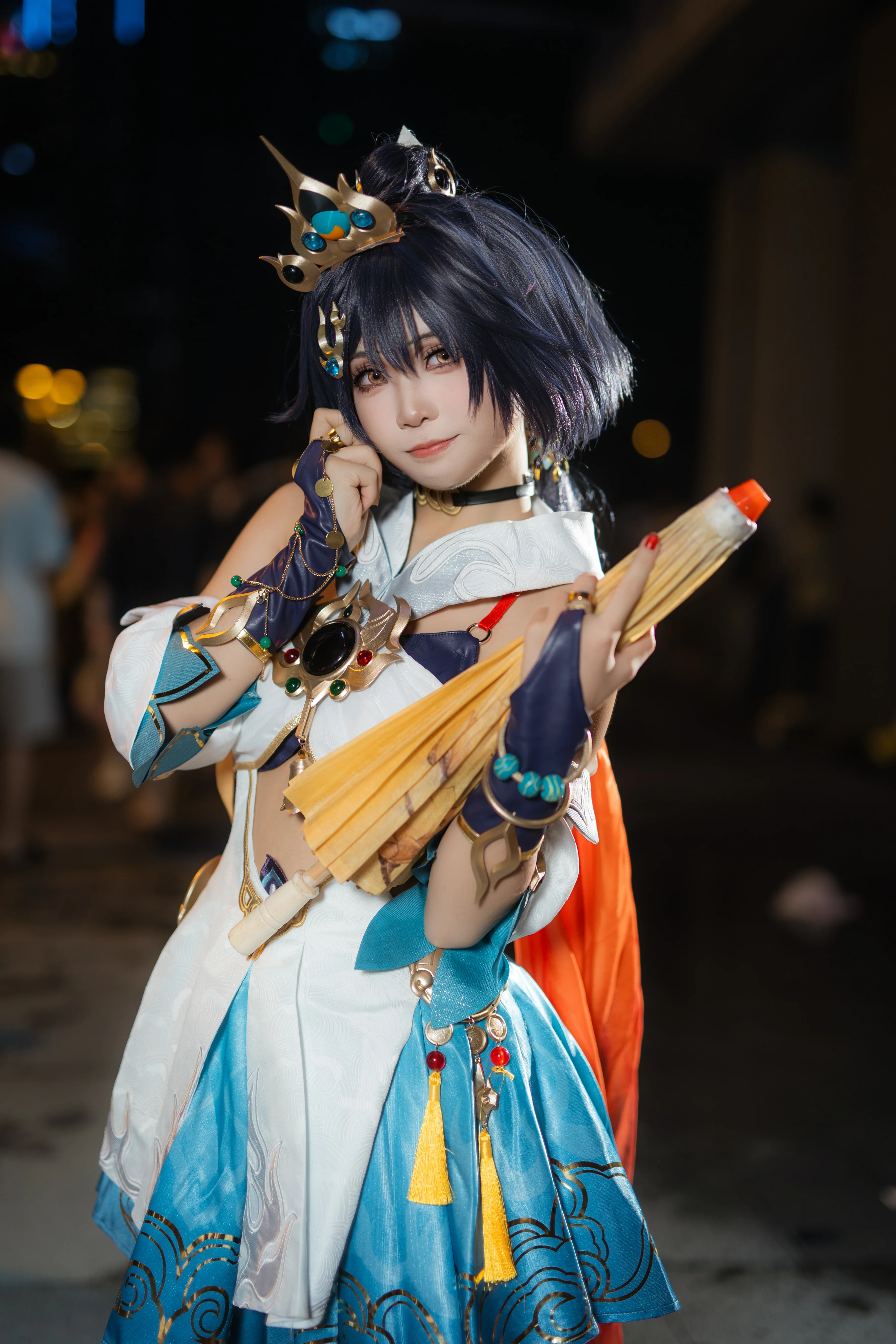 【云璃cos】星穹铁道剑客的萤火虫漫展夜间场照 - 第 3 张