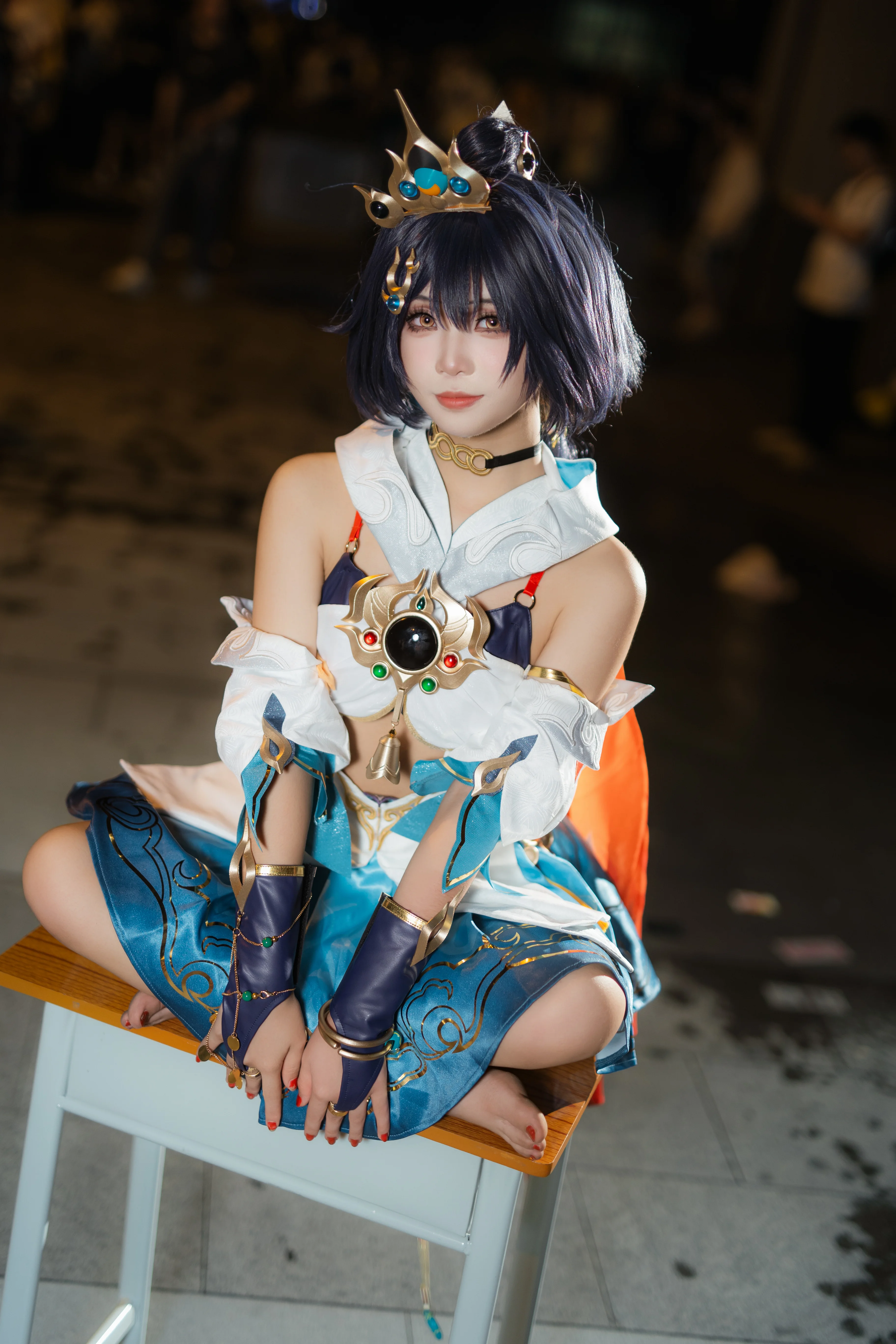 【云璃cos】星穹铁道剑客的萤火虫漫展夜间场照 - 第 4 张