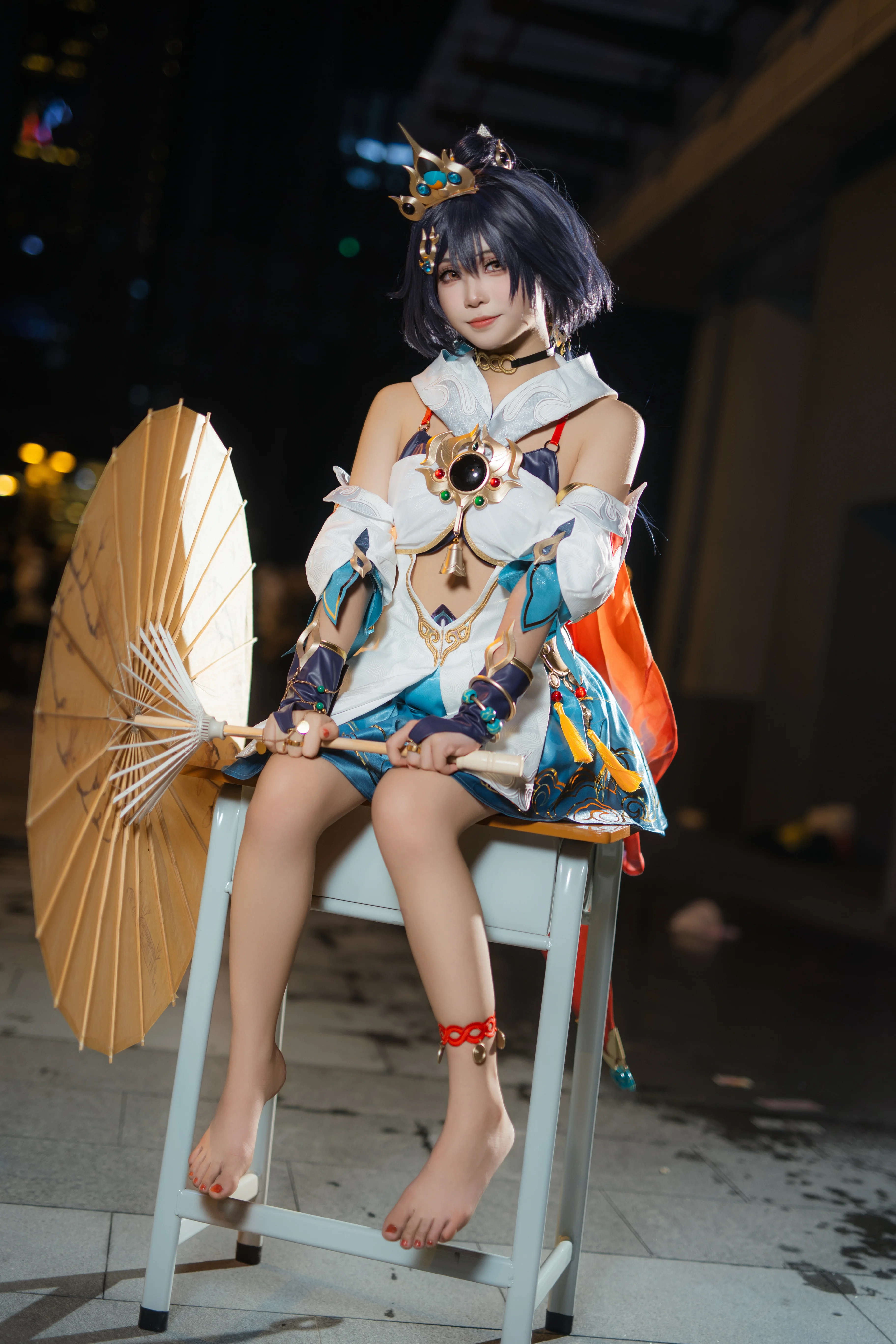 【云璃cos】星穹铁道剑客的萤火虫漫展夜间场照 - 第 8 张