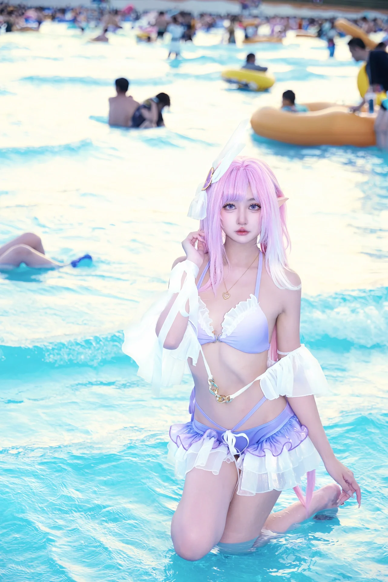 【爱莉希雅cos】夏天就该在水上乐园感受专属的清凉与快乐 - 第 7 张