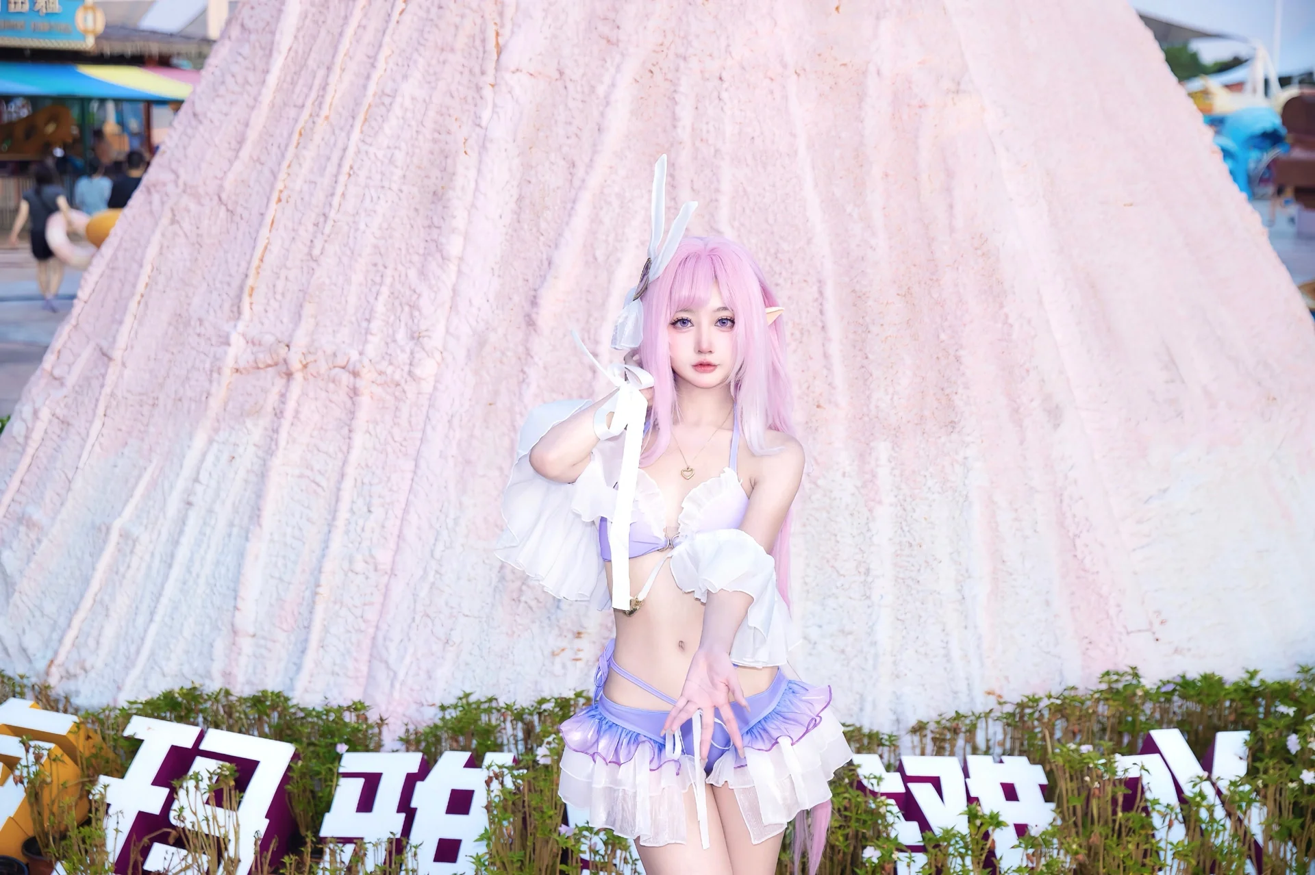 【爱莉希雅cos】夏天就该在水上乐园感受专属的清凉与快乐 - 第 8 张
