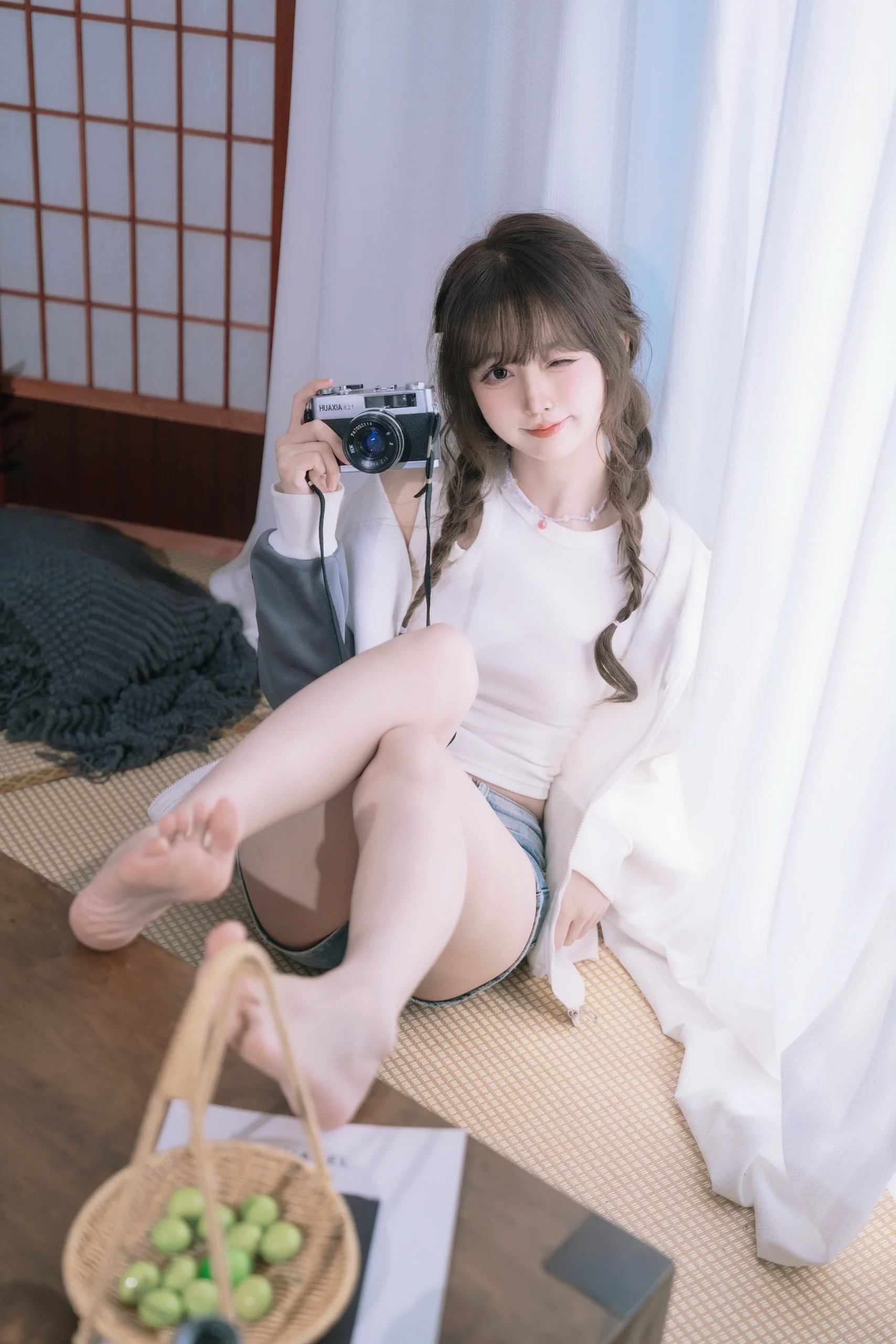 棚拍里的紫色风情，记录这场专注的二次元演绎 - 第 9 张