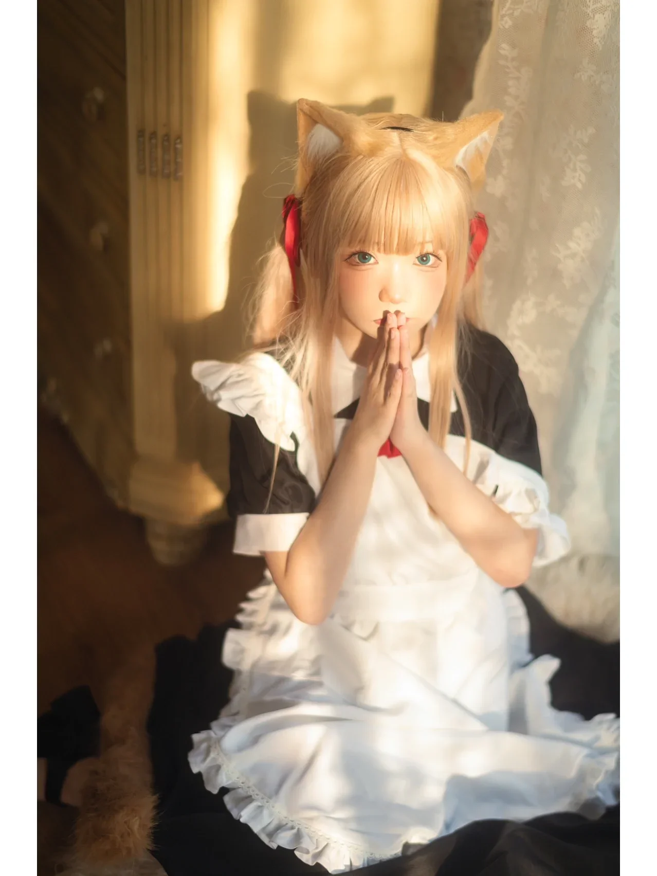 【黄豆粉cos】家里的猫突然变成女仆该怎么应对 - 第 1 张