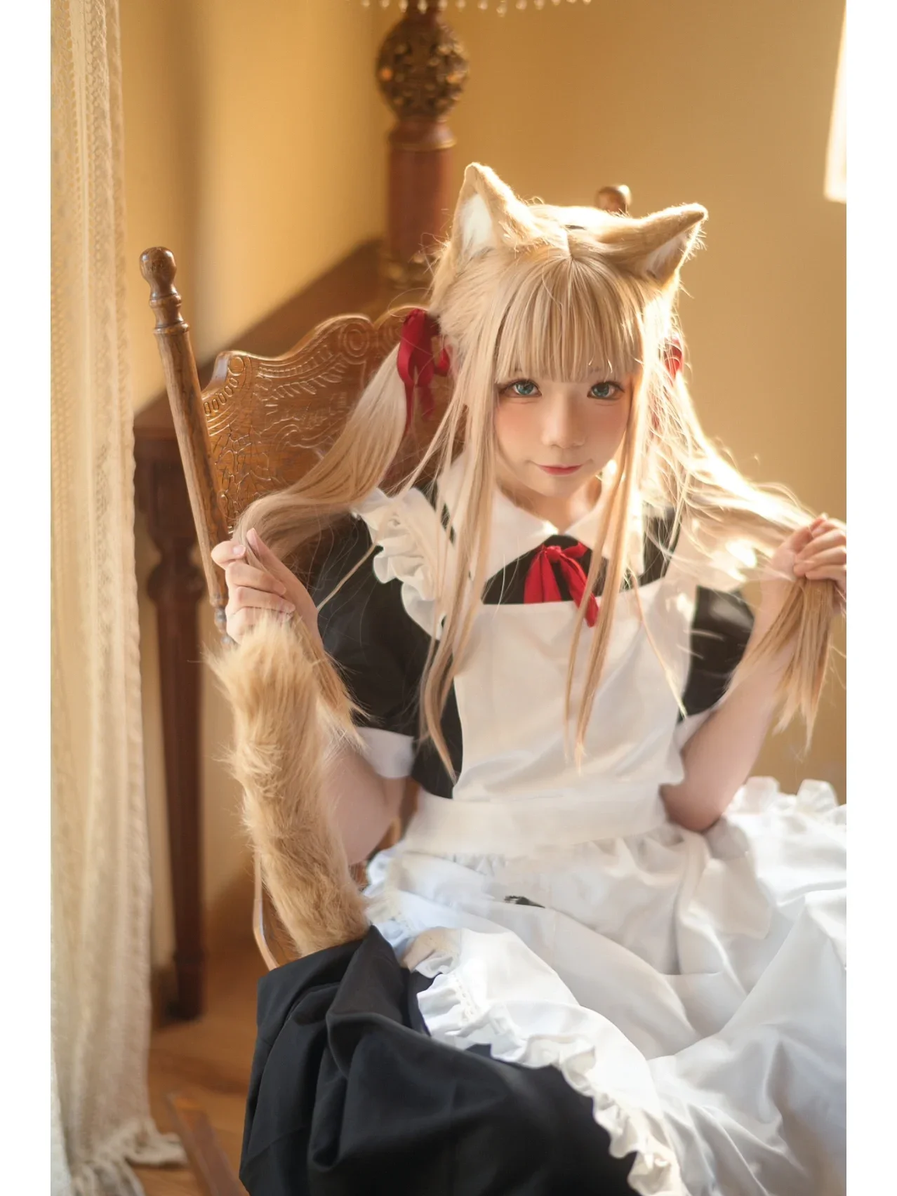 【黄豆粉cos】家里的猫突然变成女仆该怎么应对 - 第 2 张