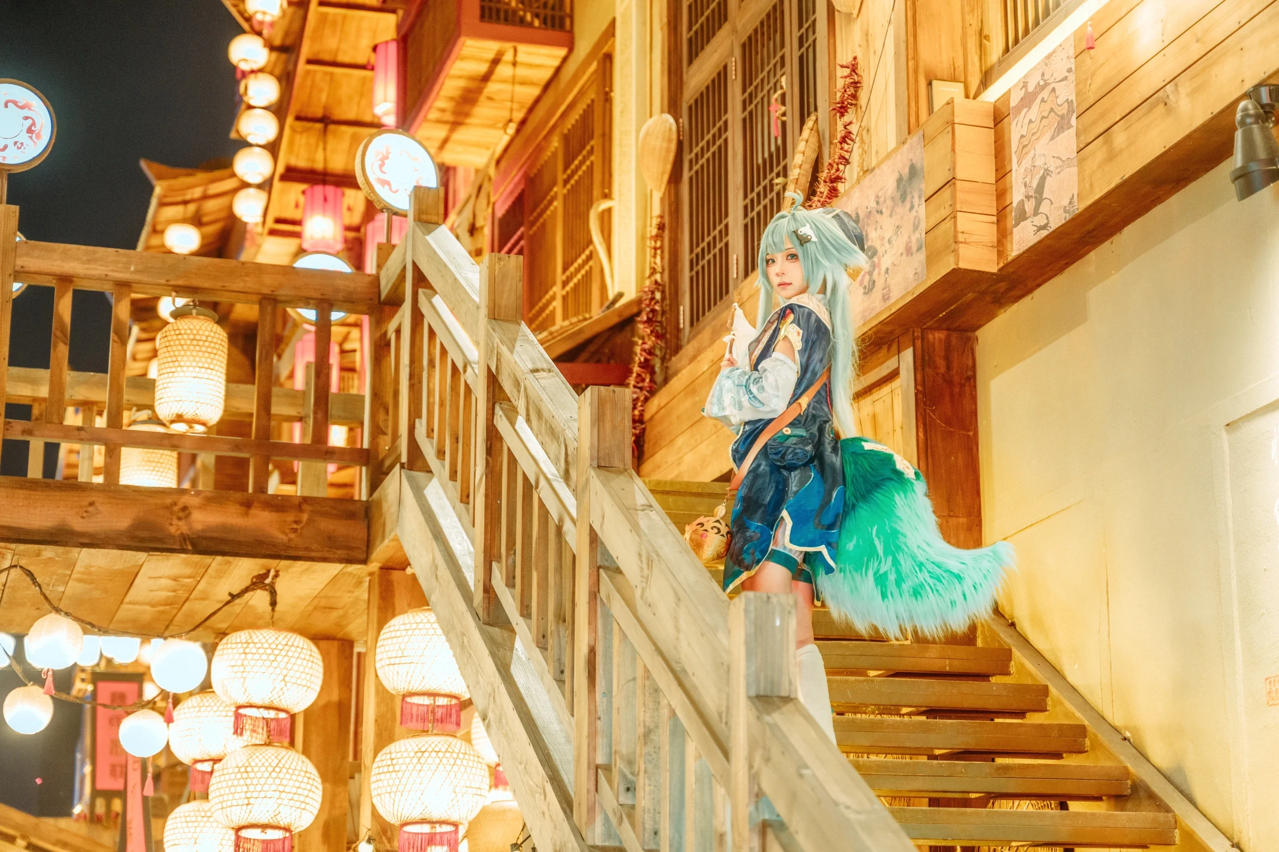 【崩坏星穹铁道藿藿cos】长沙老街的星铁小狐回忆 - 第 11 张