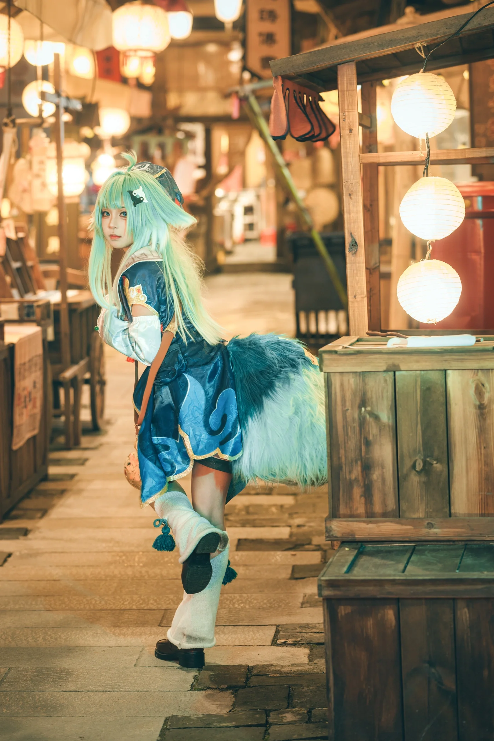【崩坏星穹铁道藿藿cos】长沙老街的星铁小狐回忆