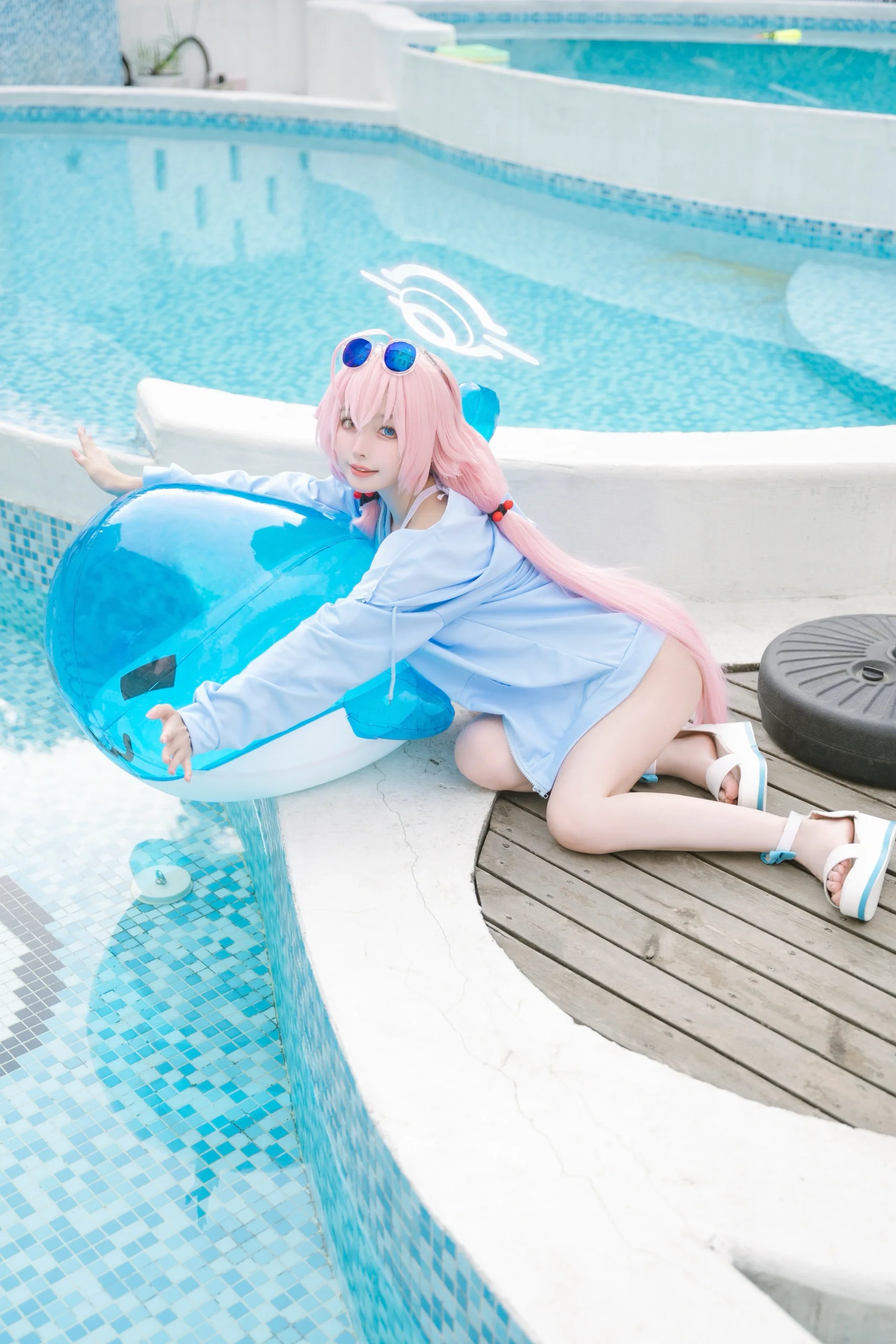 【小鸟游星野cos】蔚蓝档案夏日摸鱼计划正式启动 - 第 2 张