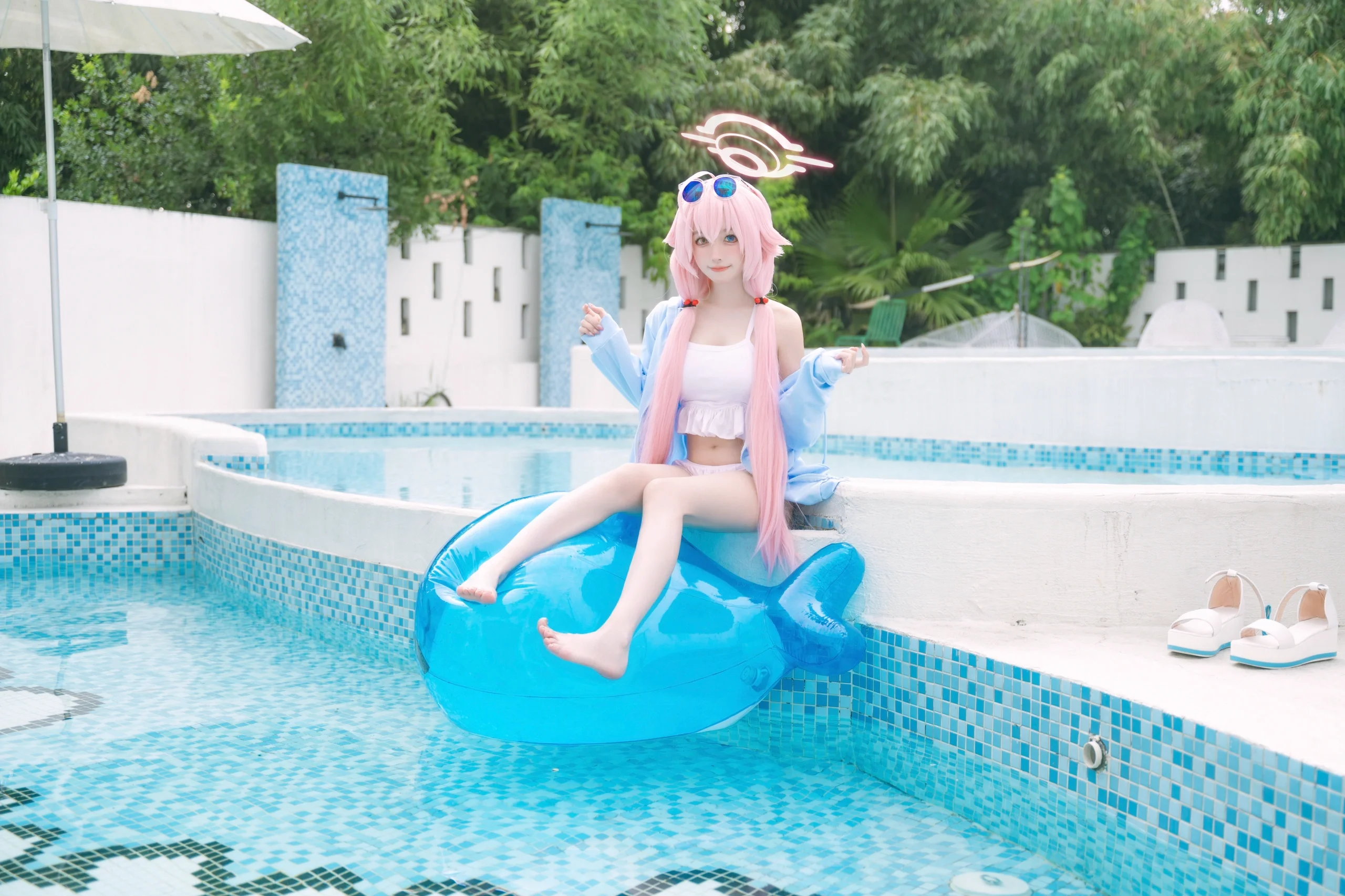 【小鸟游星野cos】蔚蓝档案夏日摸鱼计划正式启动 - 第 6 张