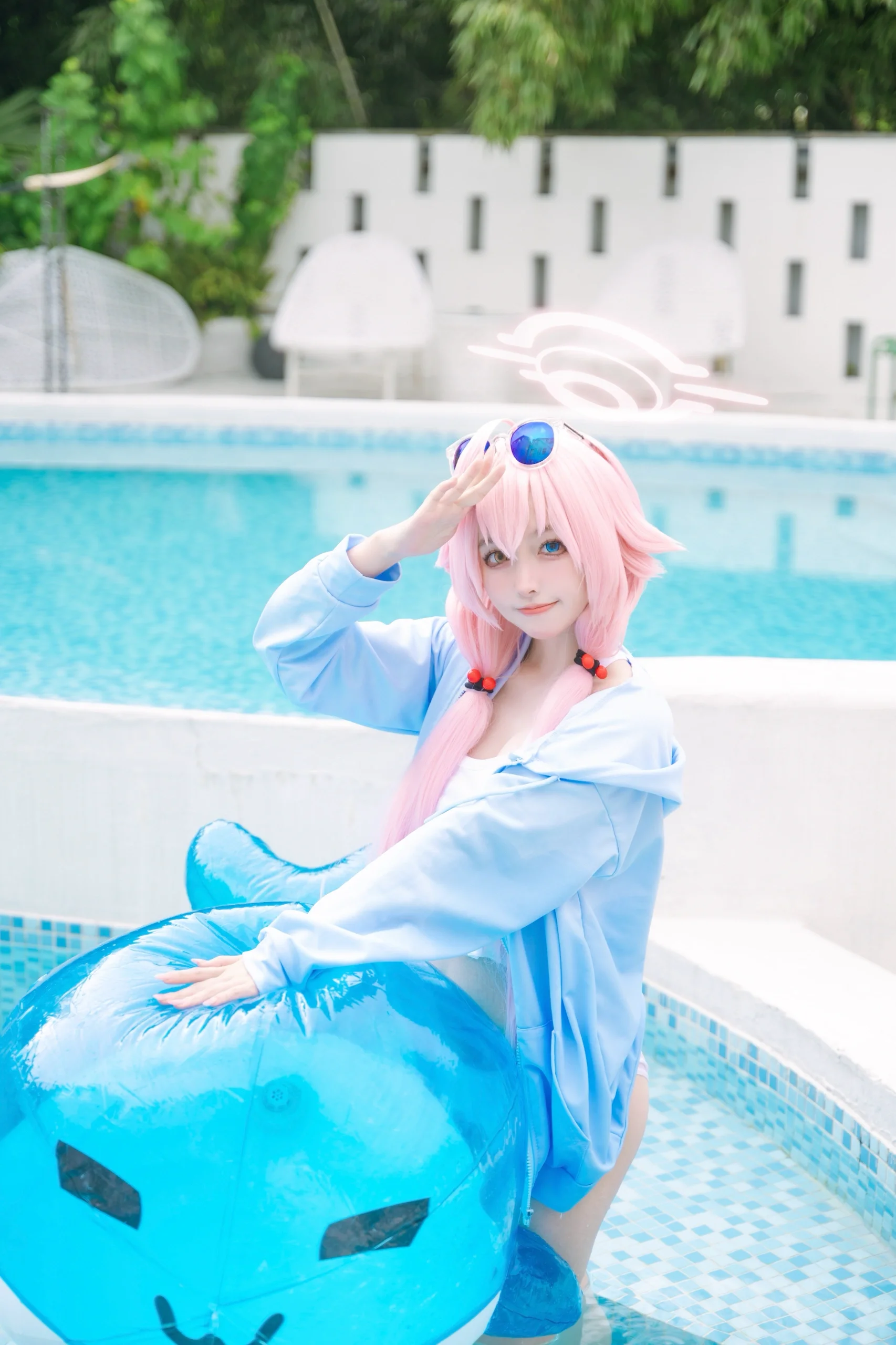 【小鸟游星野cos】蔚蓝档案夏日摸鱼计划正式启动 - 第 7 张