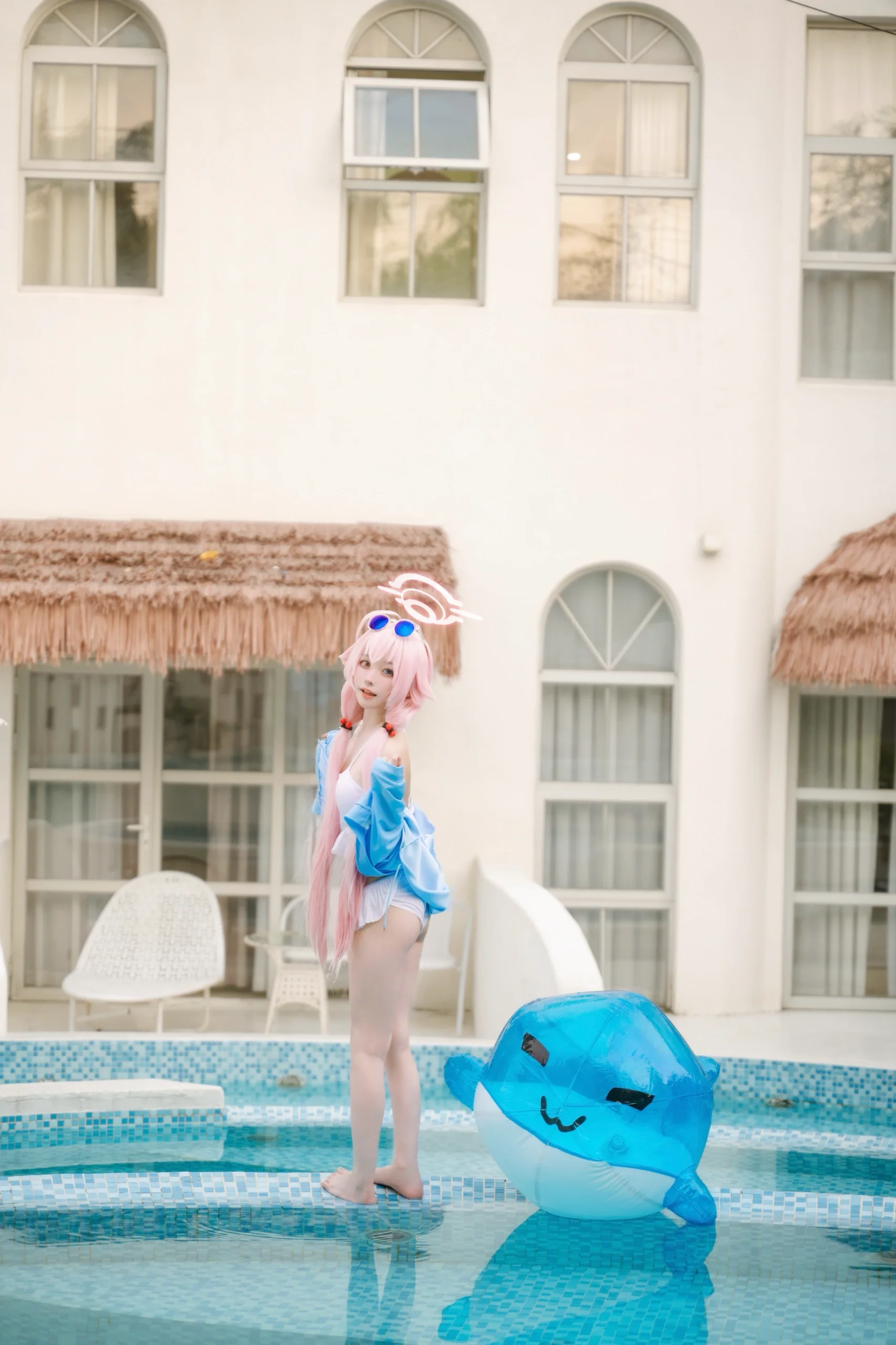 【小鸟游星野cos】蔚蓝档案夏日摸鱼计划正式启动 - 第 9 张
