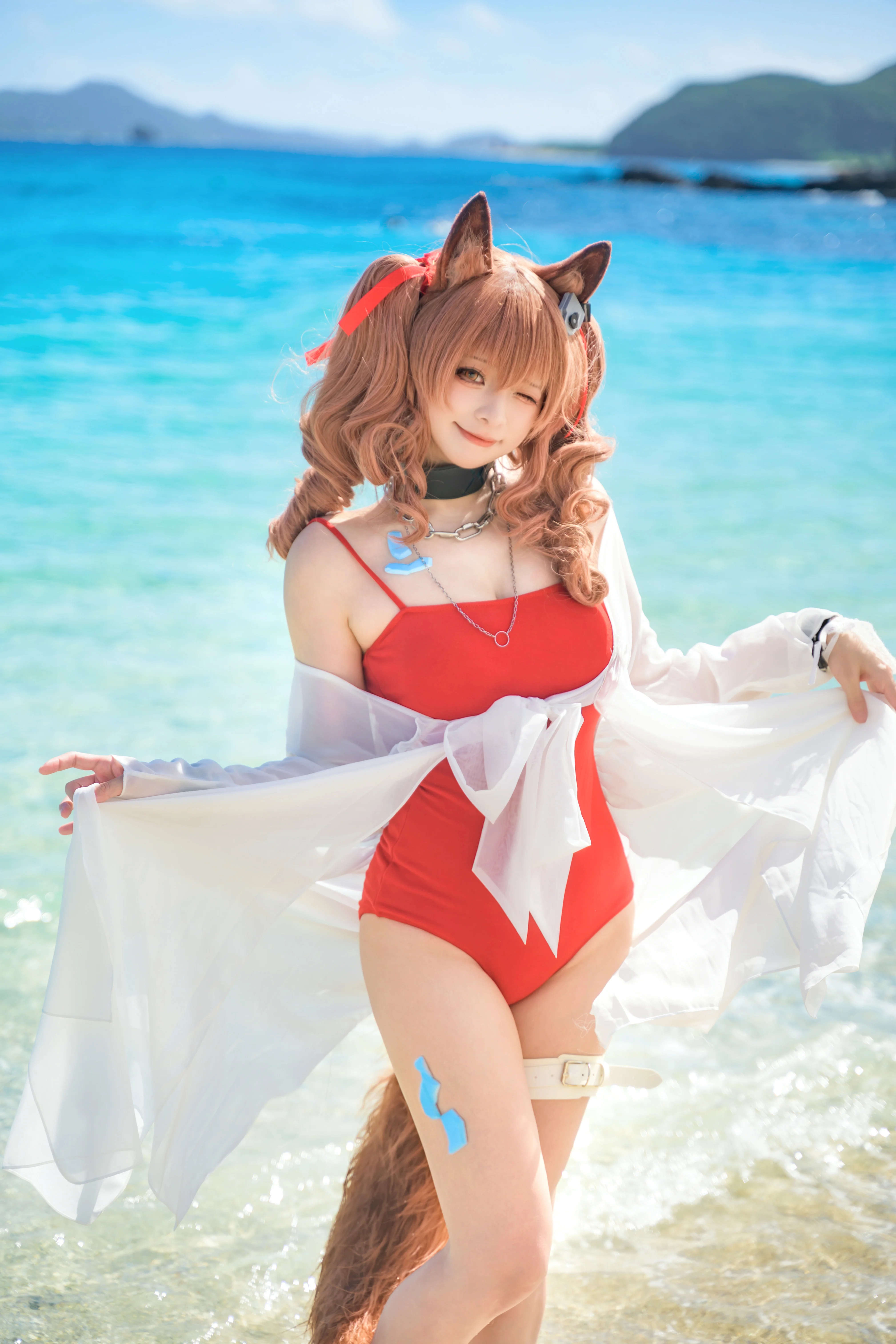 【安洁莉娜cos】海岛夏日里的清爽生日祝福