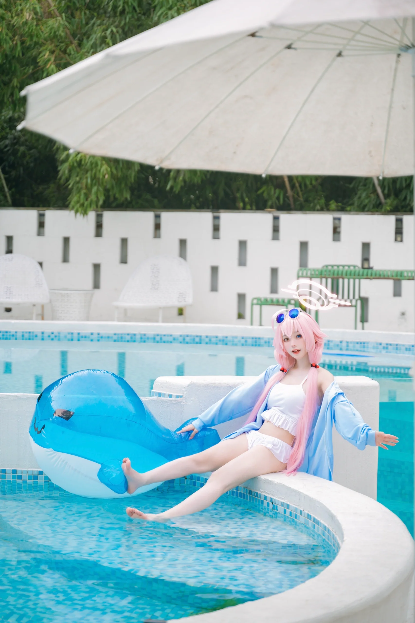 【小鸟游星野cos】蔚蓝档案，阳光与泳池边的清凉夏日