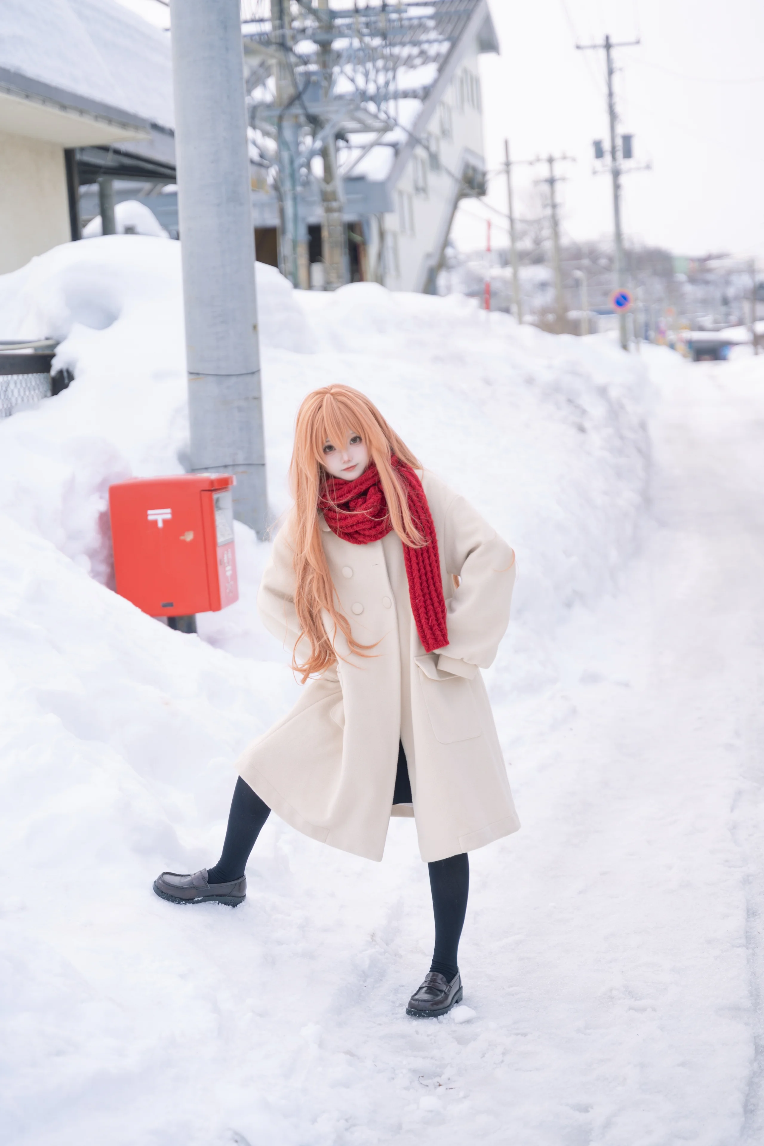 [Aisaka Taiga Cosplay] Toradora!'s Winter Station, the Palmtop Tiger in the Snow Country - Image 10