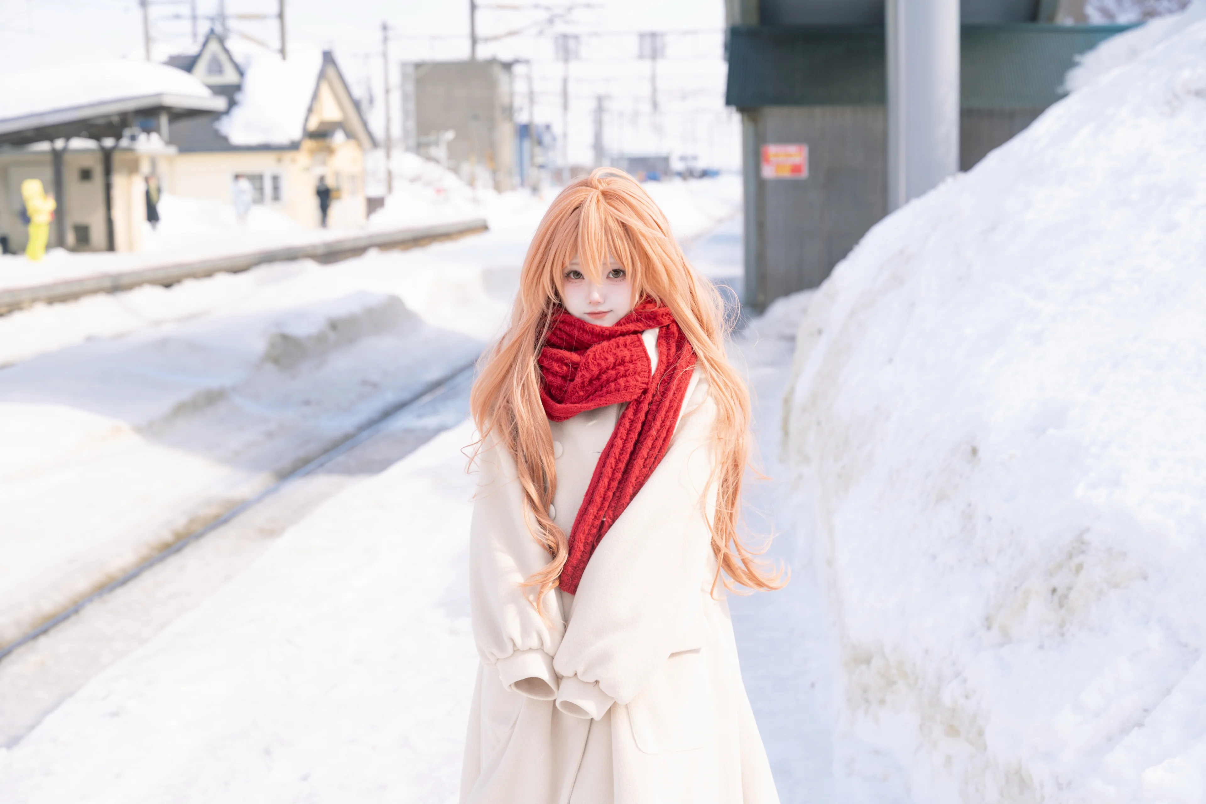 [Aisaka Taiga Cosplay] Toradora!'s Winter Station, the Palmtop Tiger in the Snow Country - Image 2