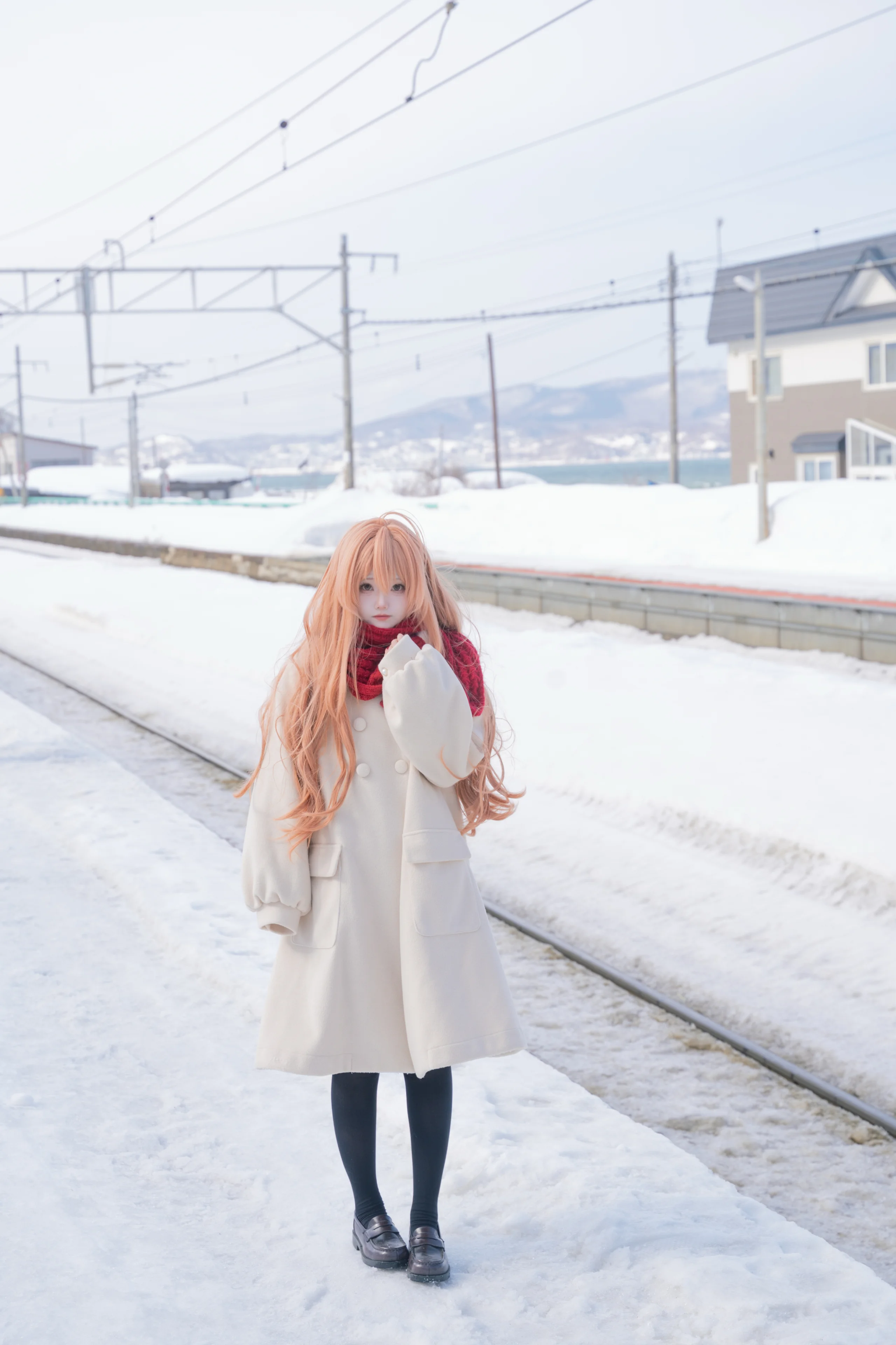[Aisaka Taiga Cosplay] Toradora!'s Winter Station, the Palmtop Tiger in the Snow Country - Image 3