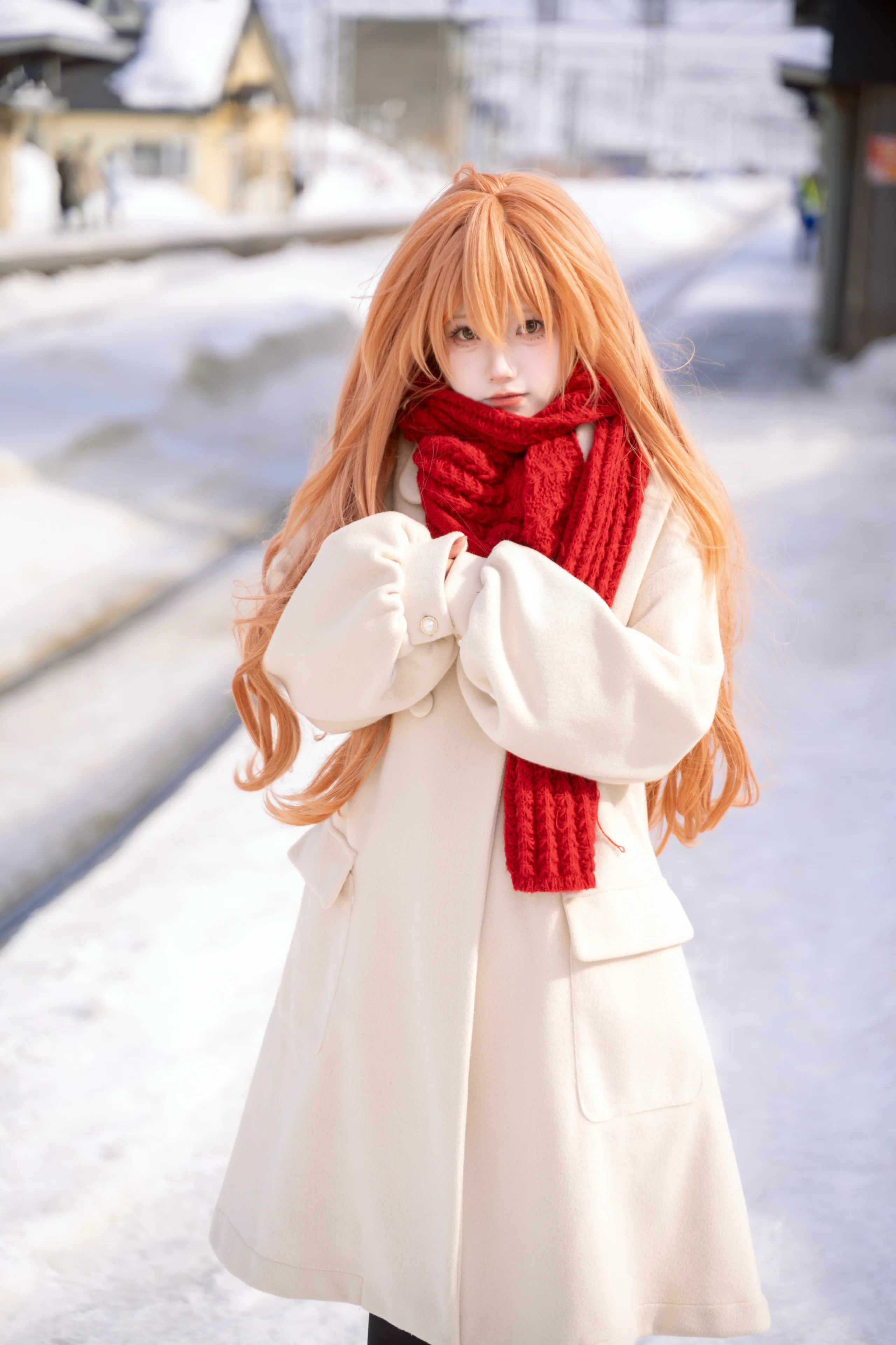 [Aisaka Taiga Cosplay] Toradora!'s Winter Station, the Palmtop Tiger in the Snow Country - Image 8