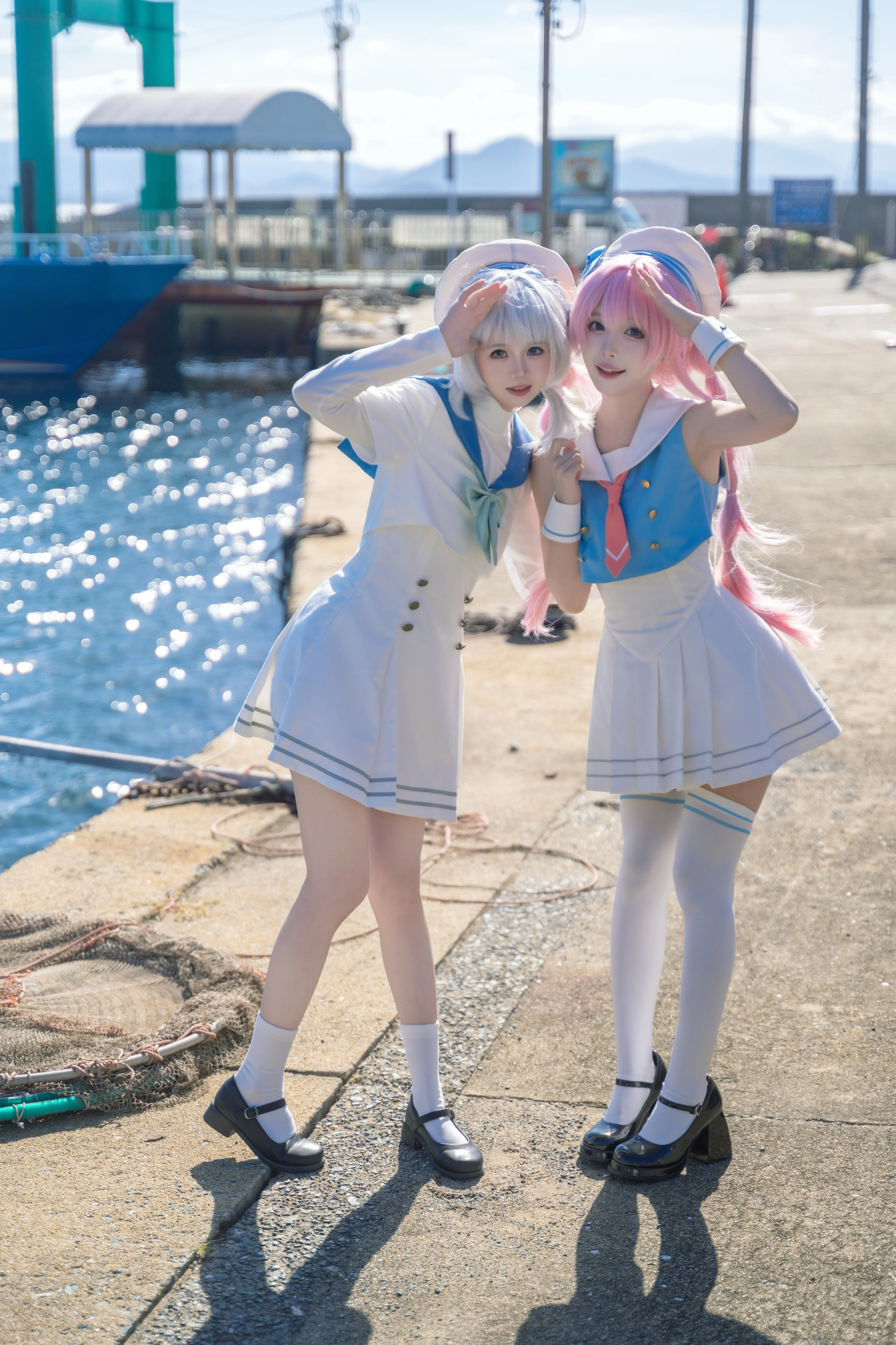 【要樂奈與千早愛音cos】BanG Dream! It's MyGO!!!!!海港碼頭的夏日晴空 - 第 1 張