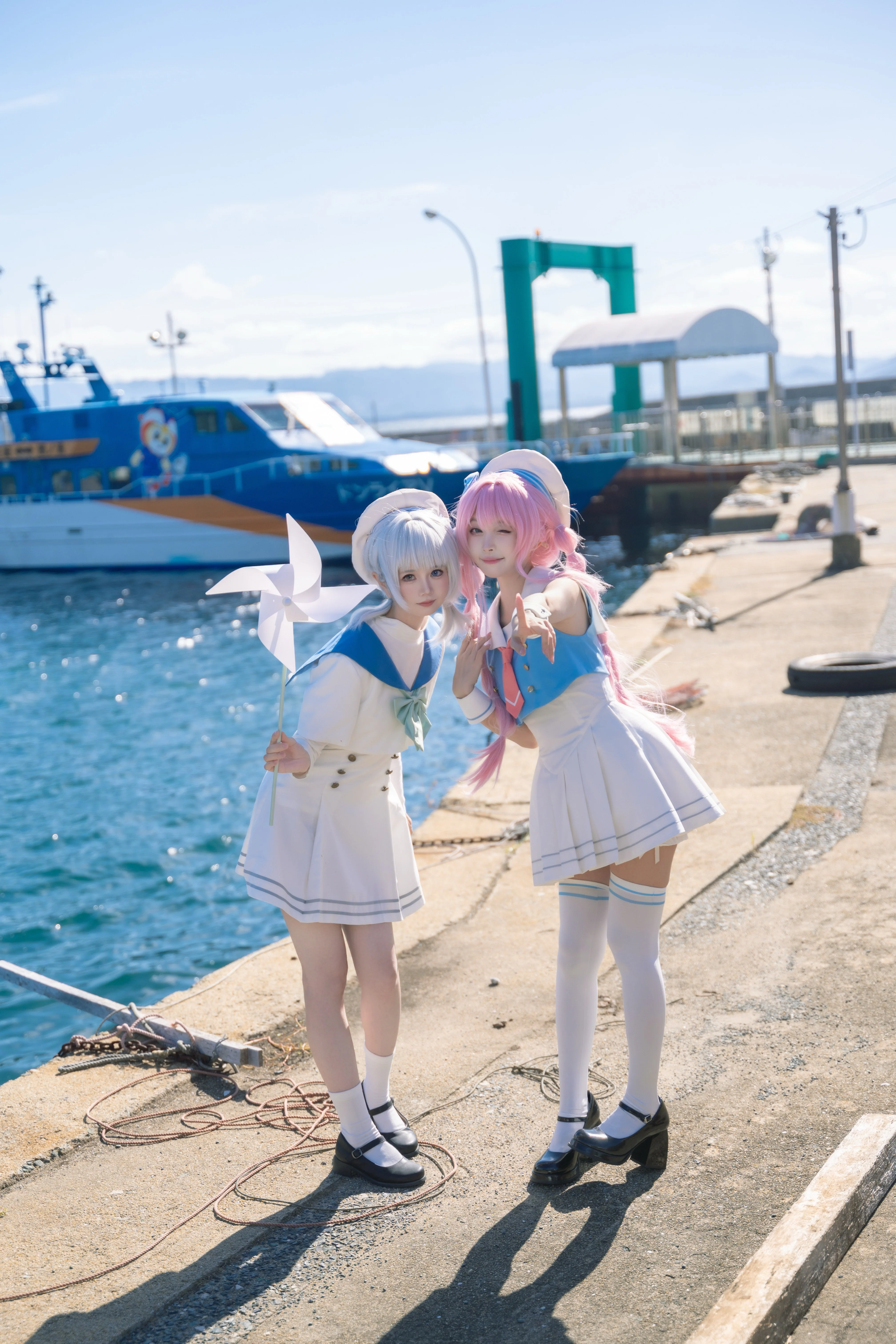 【要樂奈與千早愛音cos】BanG Dream! It's MyGO!!!!!海港碼頭的夏日晴空 - 第 2 張