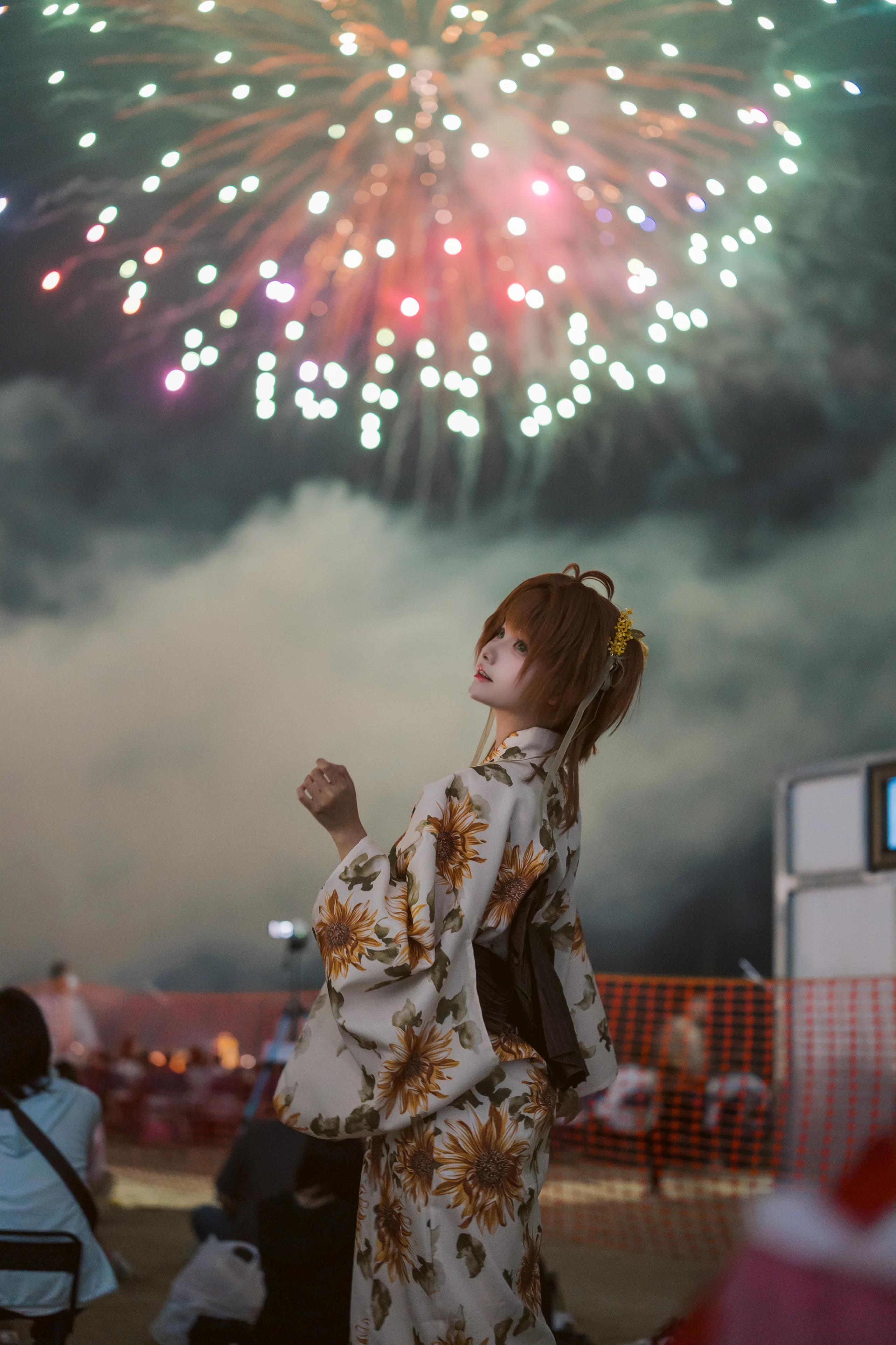 【魔卡少女樱cos】绚烂夏日烟火下的浪漫一瞬 - 第 6 张