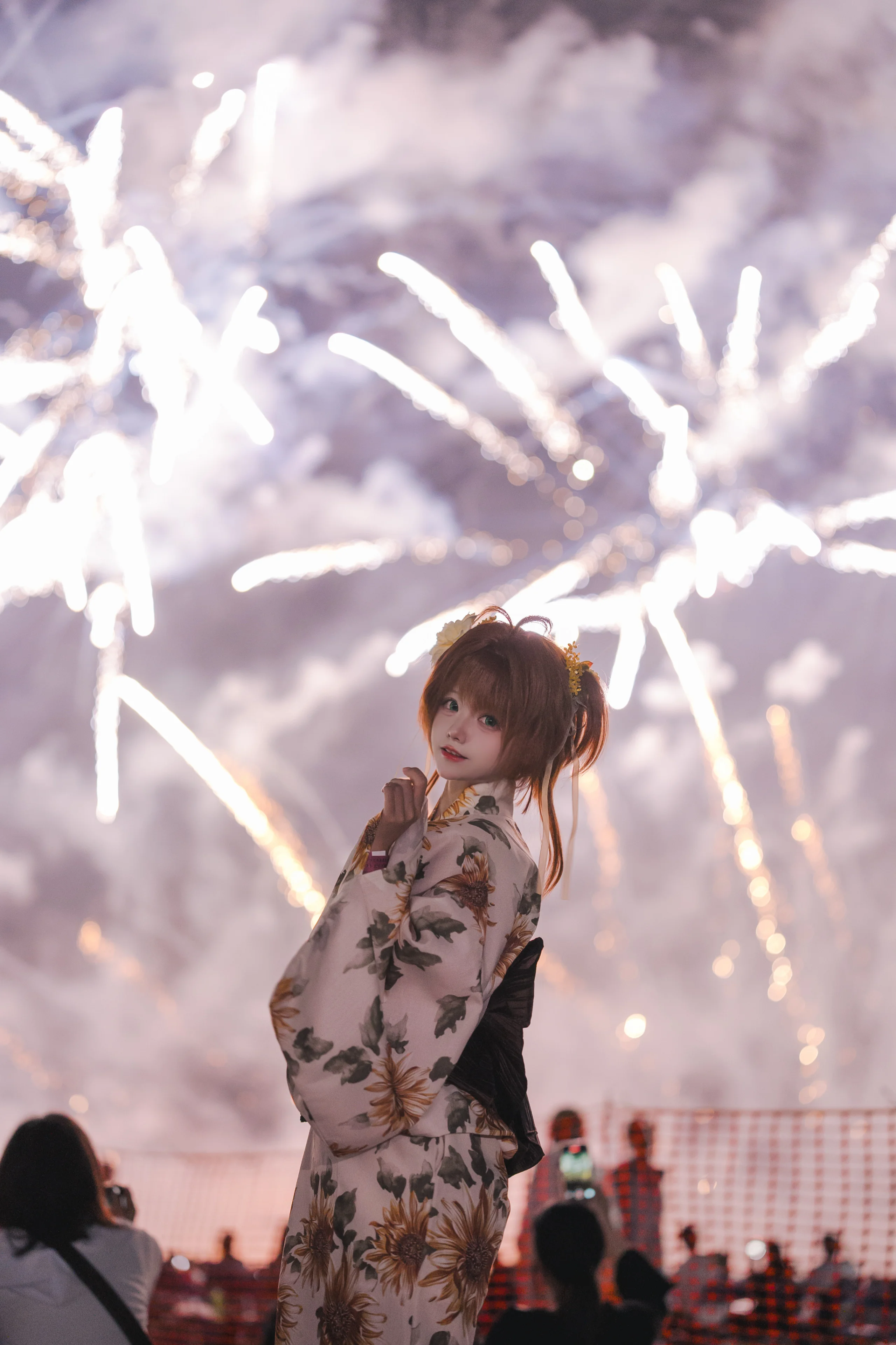 【魔卡少女樱cos】绚烂夏日烟火下的浪漫一瞬 - 第 7 张