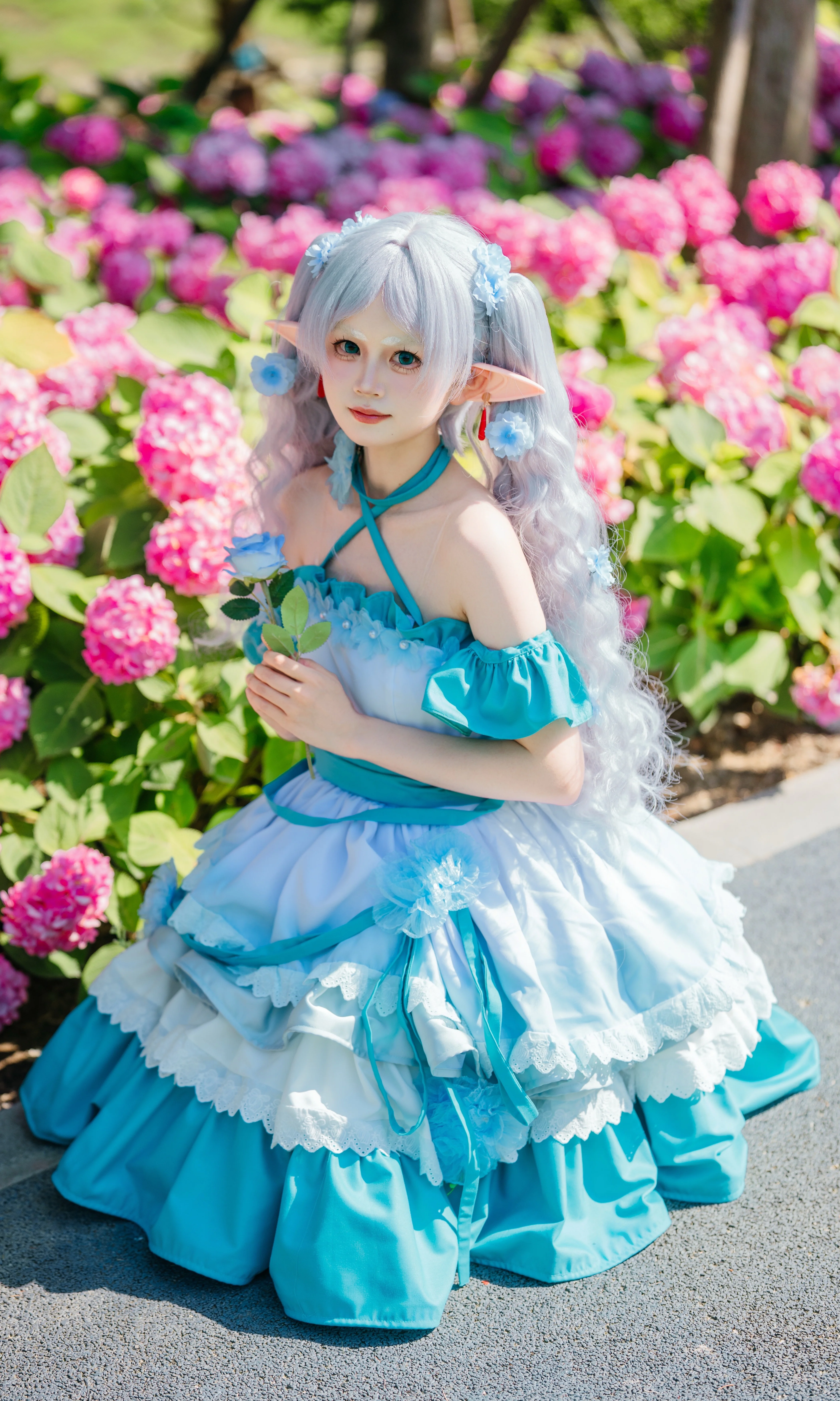 【芙莉莲cos】无尽夏晴日，魔法杖与绣球花 - 第 2 张