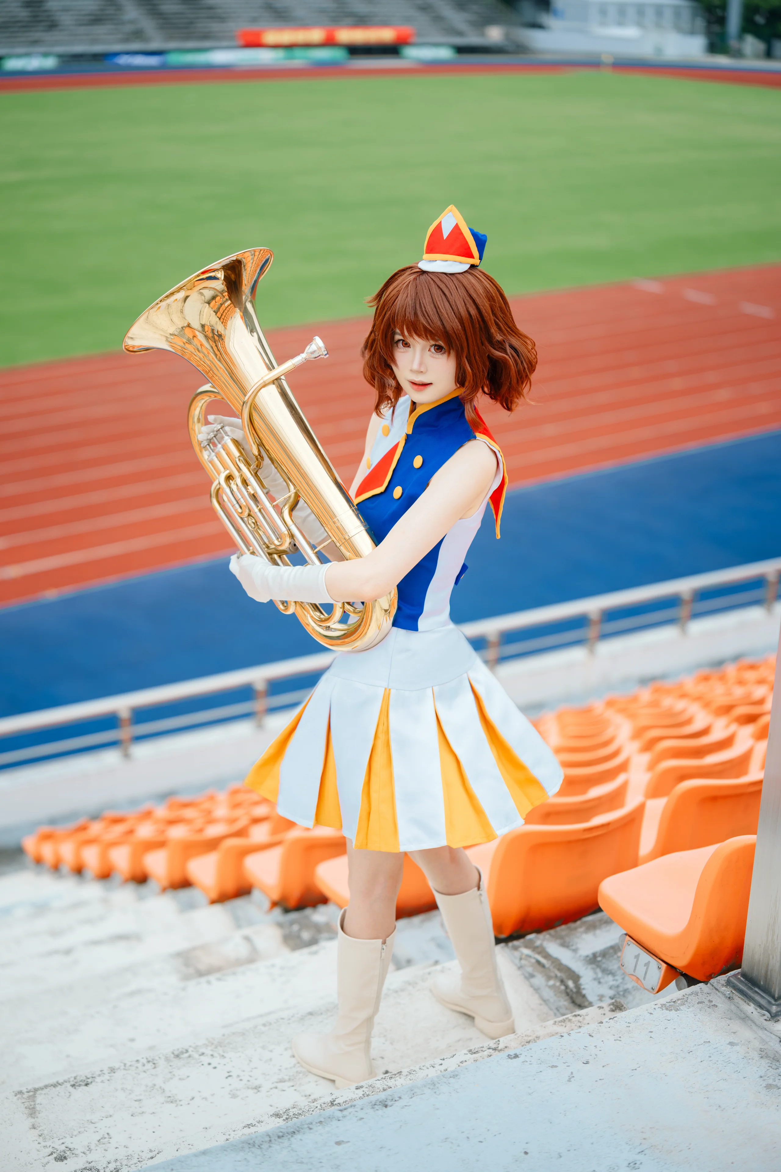 【黄前久美子cos】吹响吧上低音号，北宇治的夏天在体育场里回响 - 第 6 张