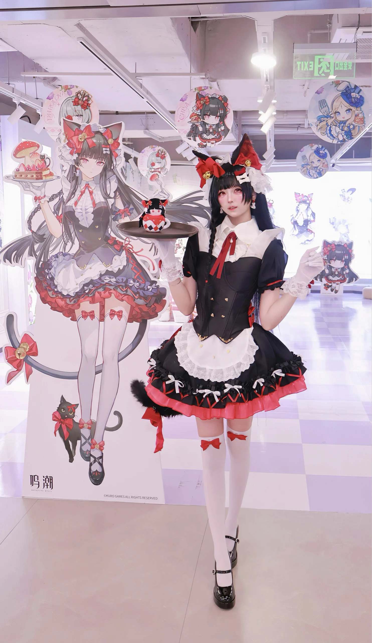 【千咲cos】在鸣潮坠梦奇境里当一天猫猫女仆 - 第 1 张