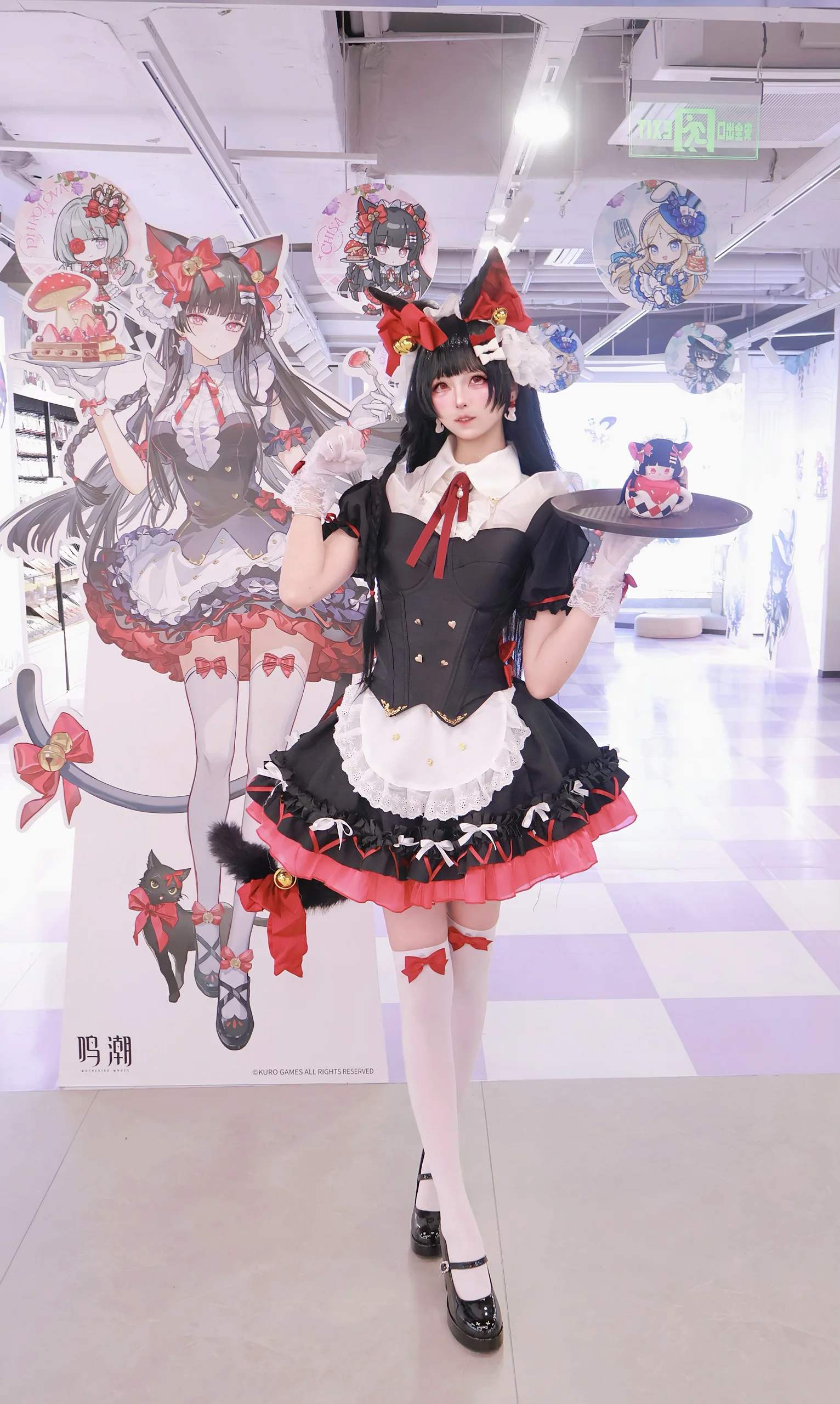 【千咲cos】在鸣潮坠梦奇境里当一天猫猫女仆 - 第 3 张