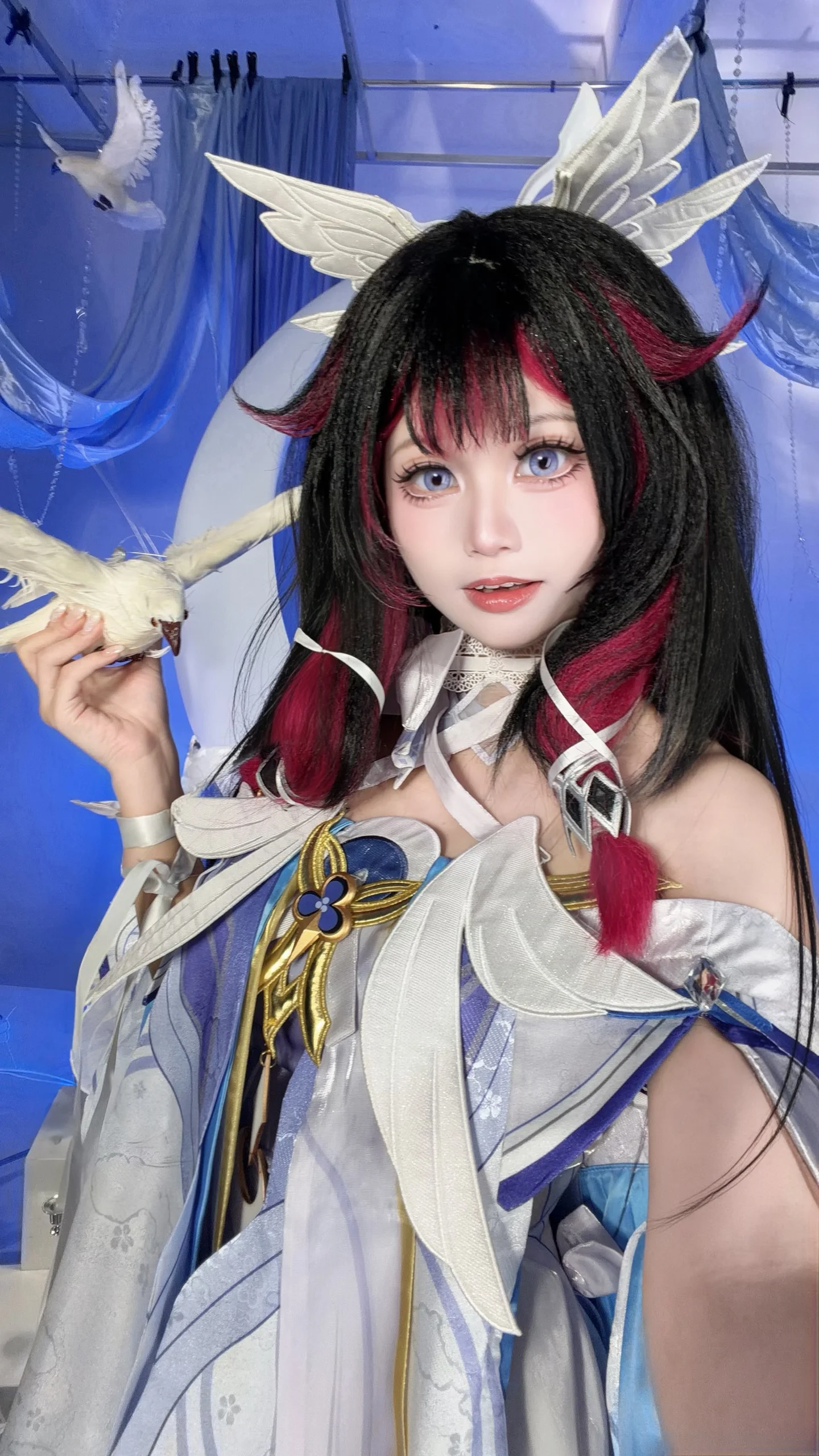 【哥伦比娅cos】空月之歌的少女与白鸽