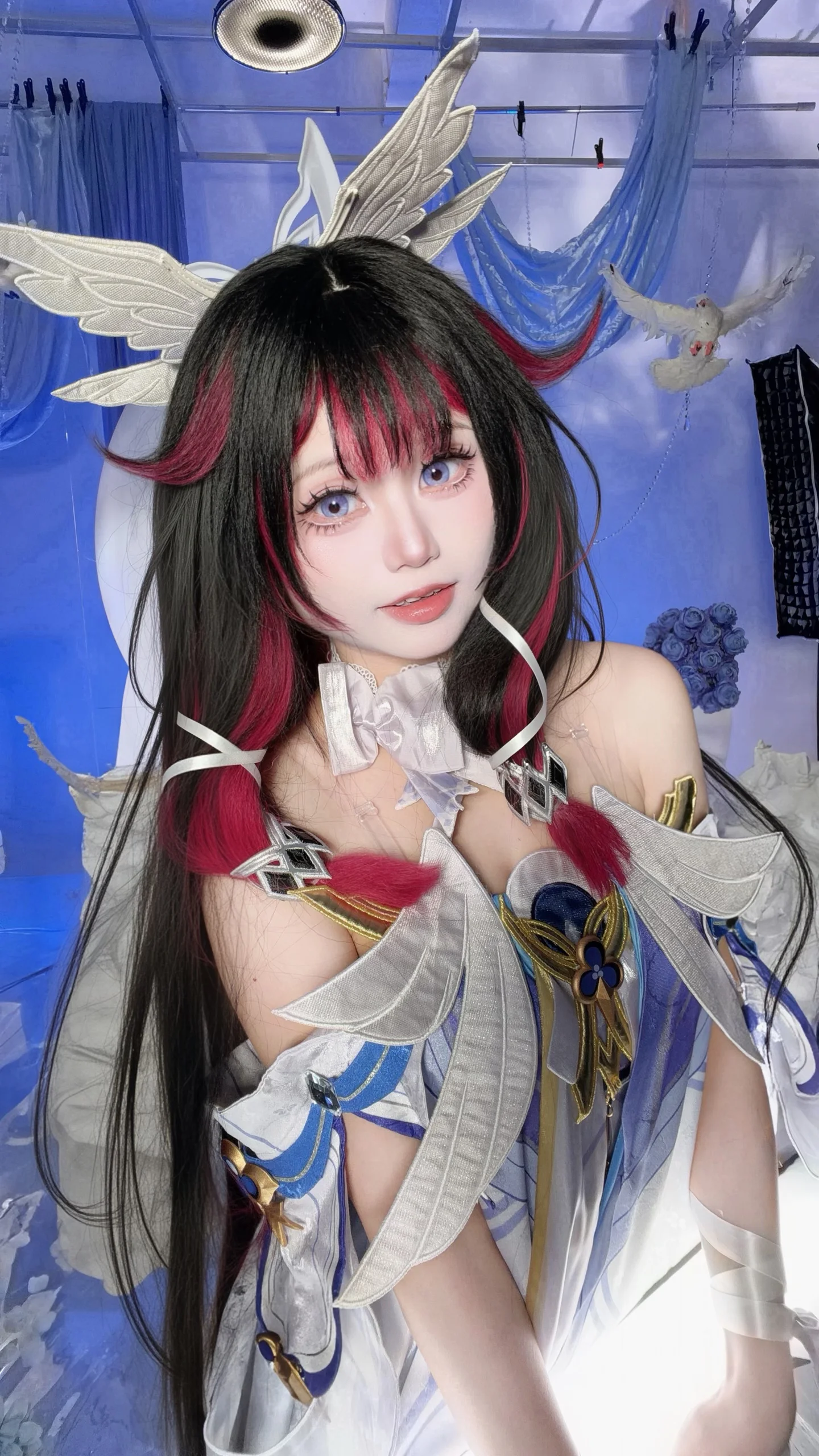 【哥伦比娅cos】空月之歌的少女与白鸽 - 第 3 张