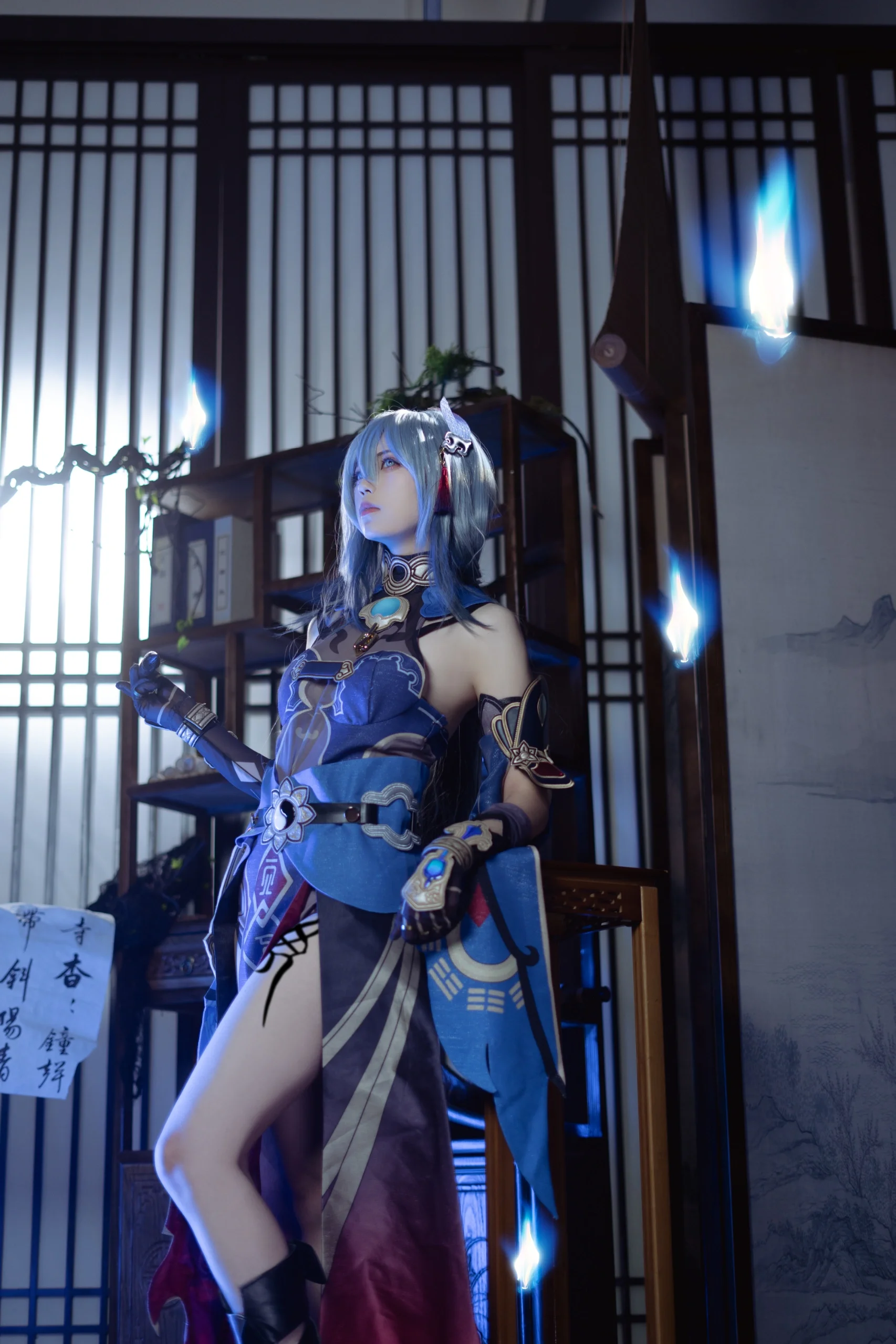 【寒鸦cos】十王敕使的墨韵幽火，星穹铁道实景正片