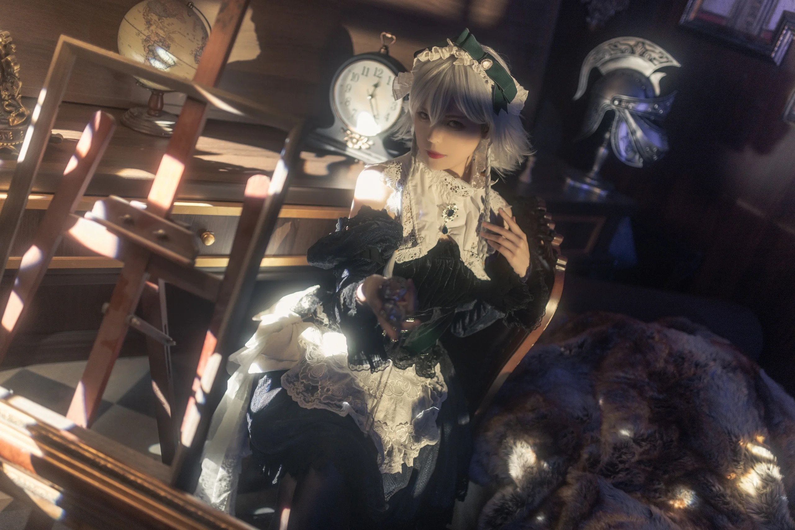 【十六夜咲夜cos】在光影中复刻东方project的女仆长早晨 - 第 5 张