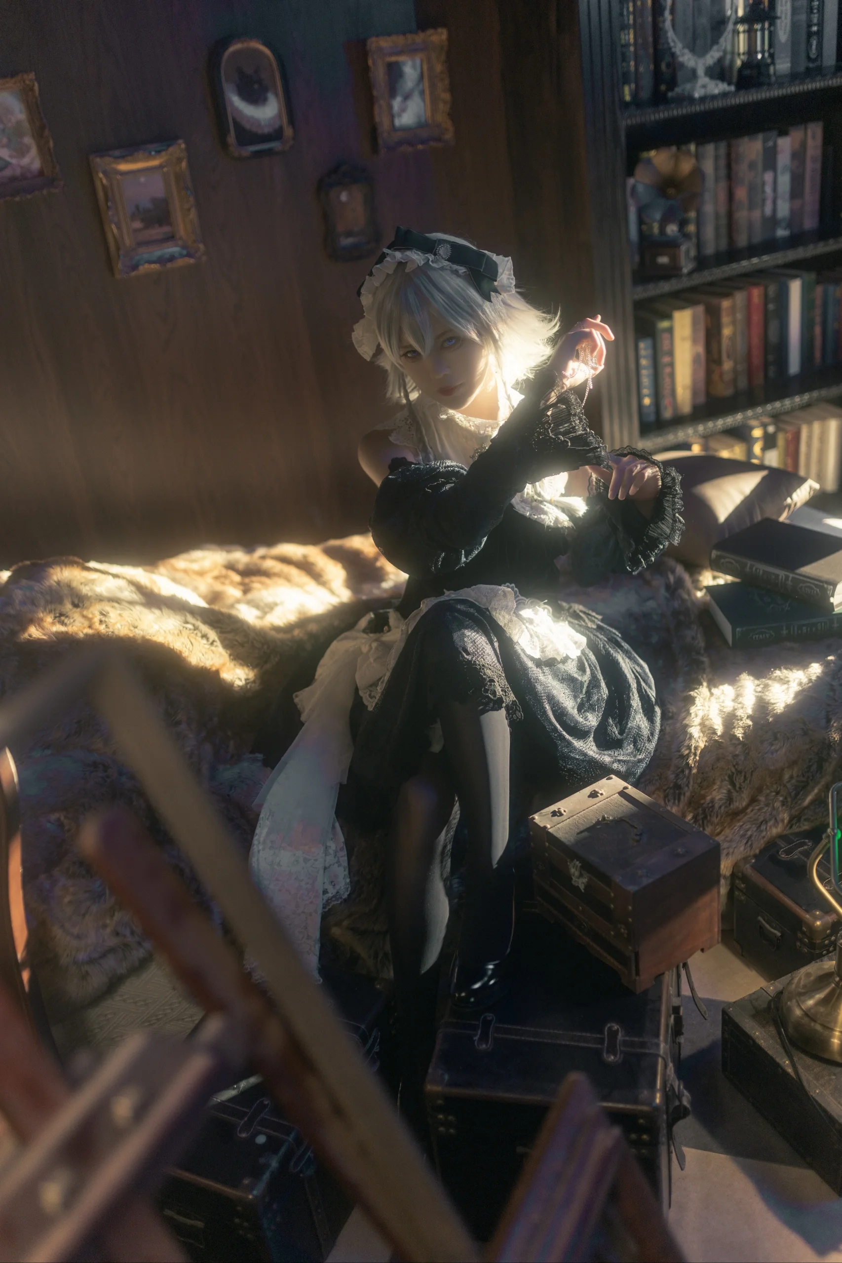 【十六夜咲夜cos】在光影中复刻东方project的女仆长早晨 - 第 9 张