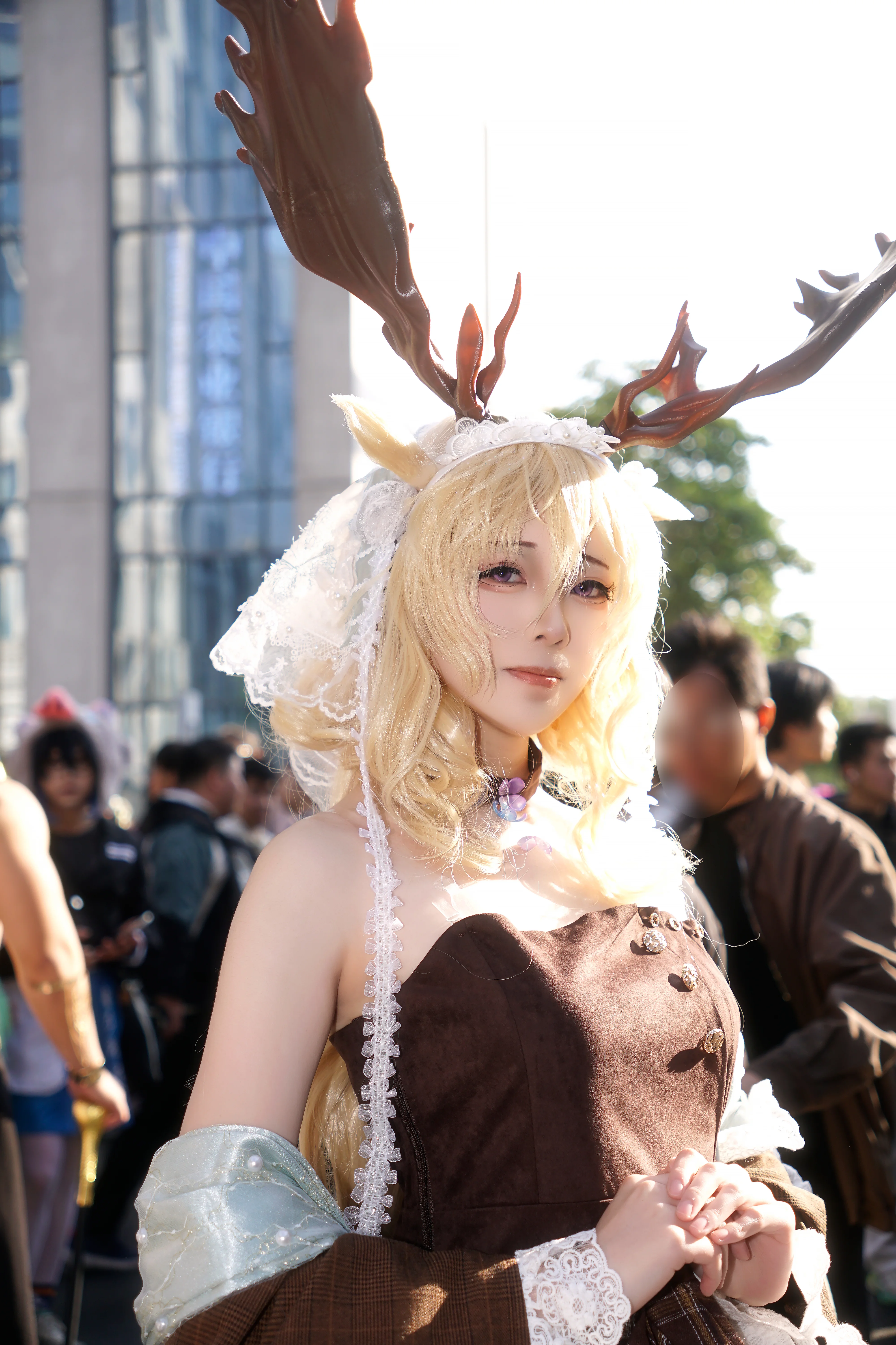 【薇薇安娜cos】烛骑士的妆面研发记录，萤火虫漫展实拍 - 第 1 张